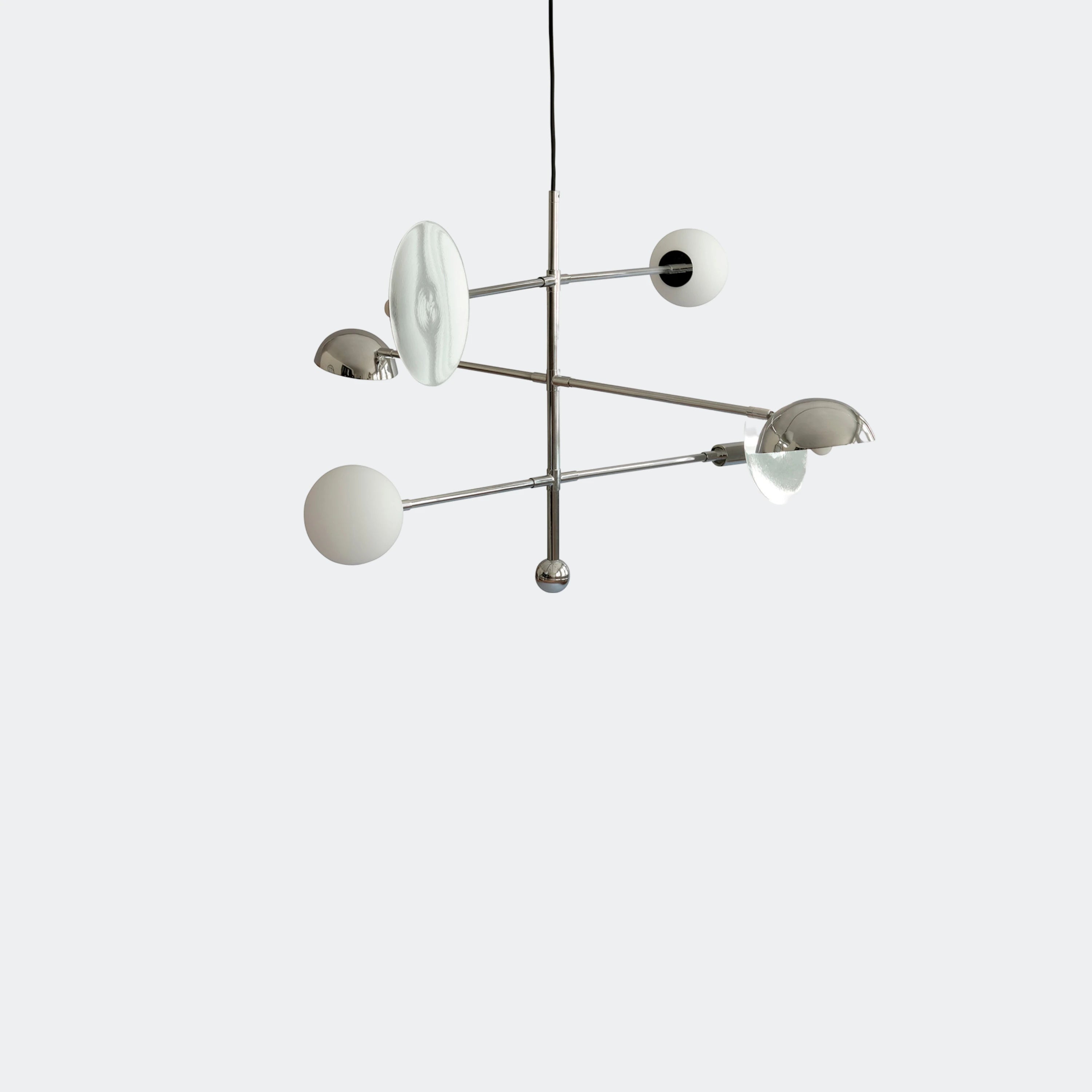 101 Copenhagen Sahn Chandelier Chrome - KANSO