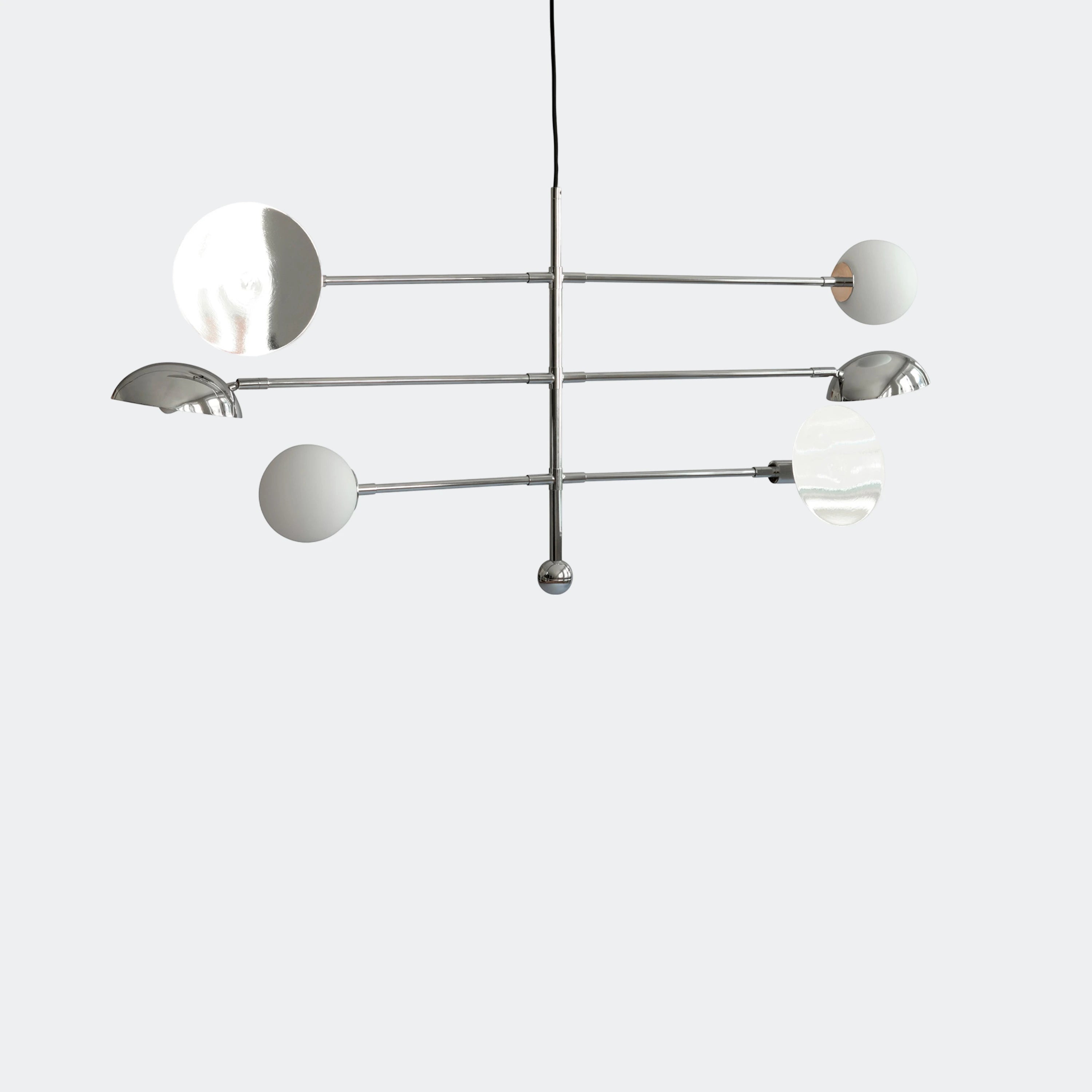 101 Copenhagen Sahn Chandelier Chrome - KANSO