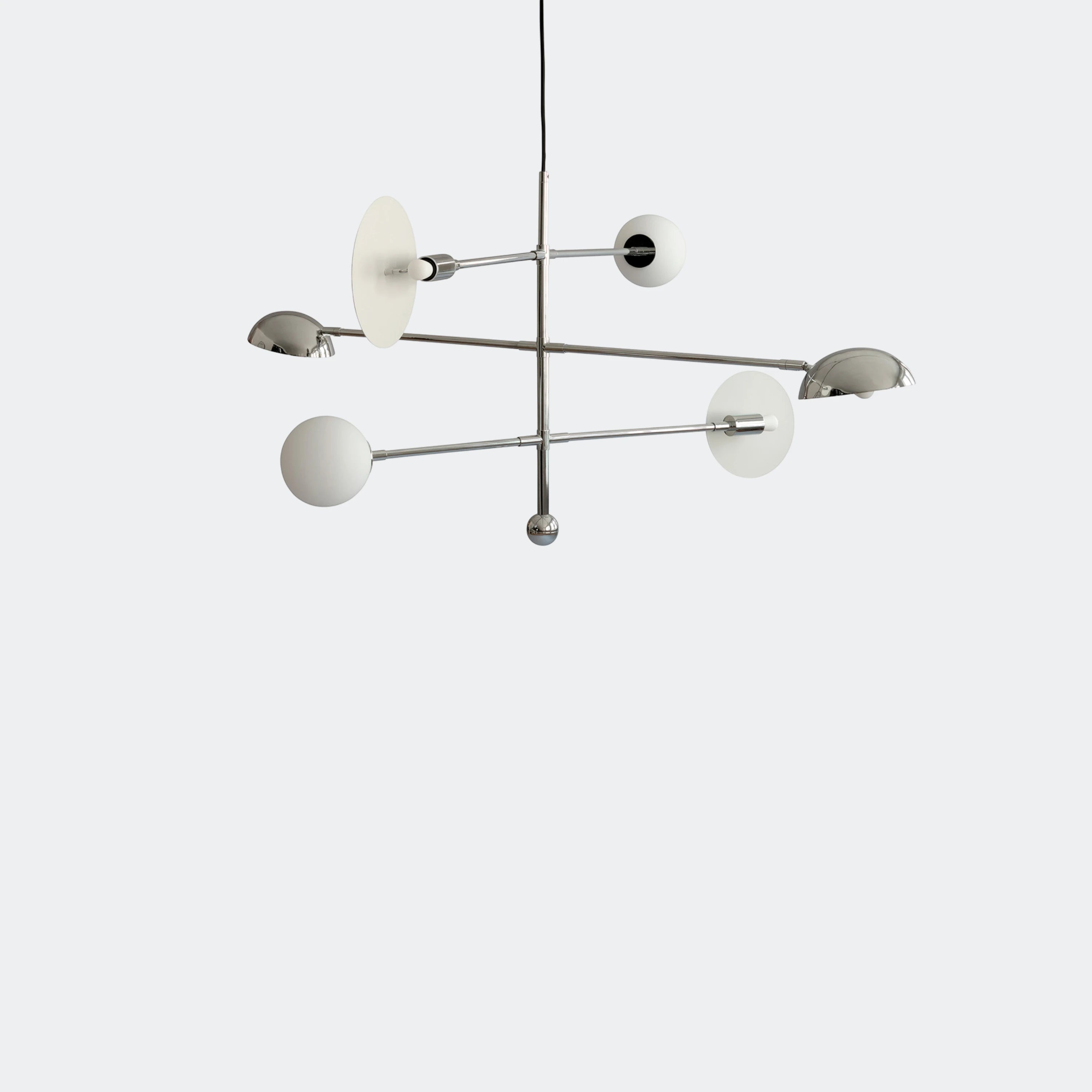 101 Copenhagen Sahn Chandelier Chrome - KANSO