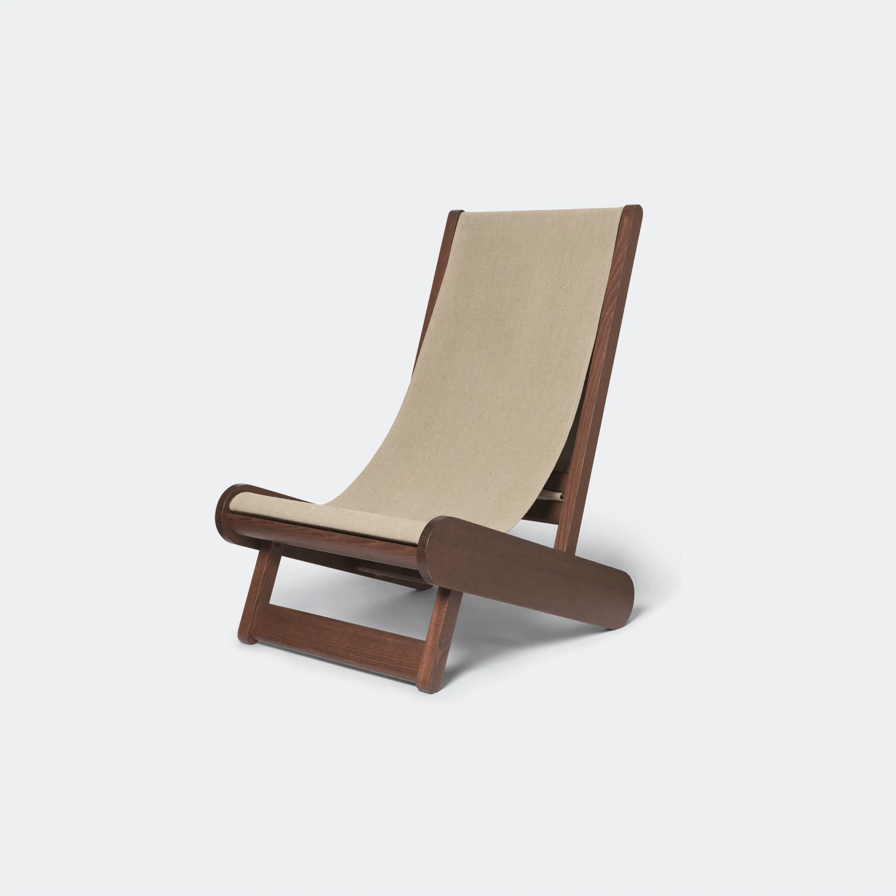 Ferm Living Hemi Lounge Chair Dark Stained Natural - KANSO
