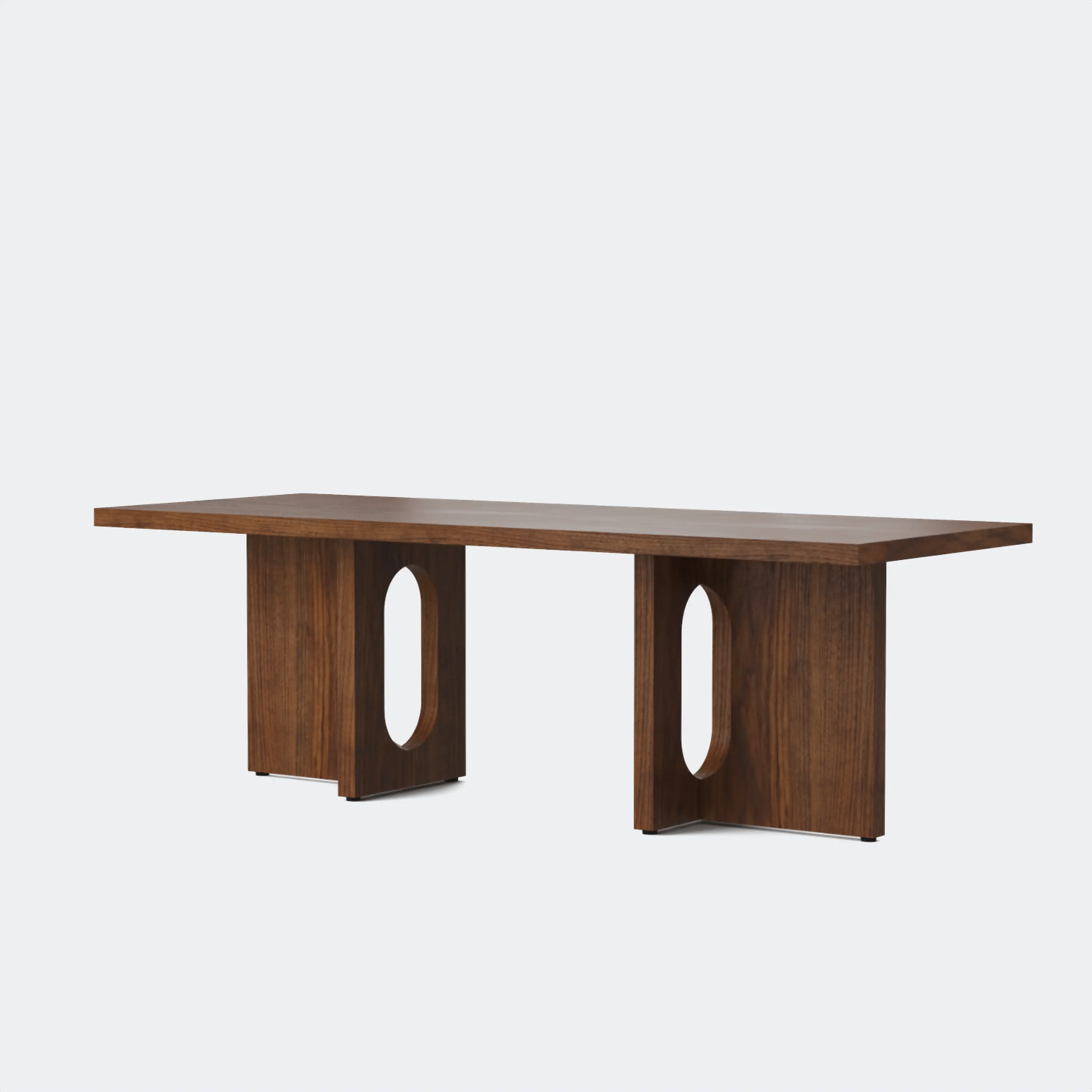 Audo Copenhagen Androgyne Lounge Table Walnut - KANSO#Base/Top_Walnut