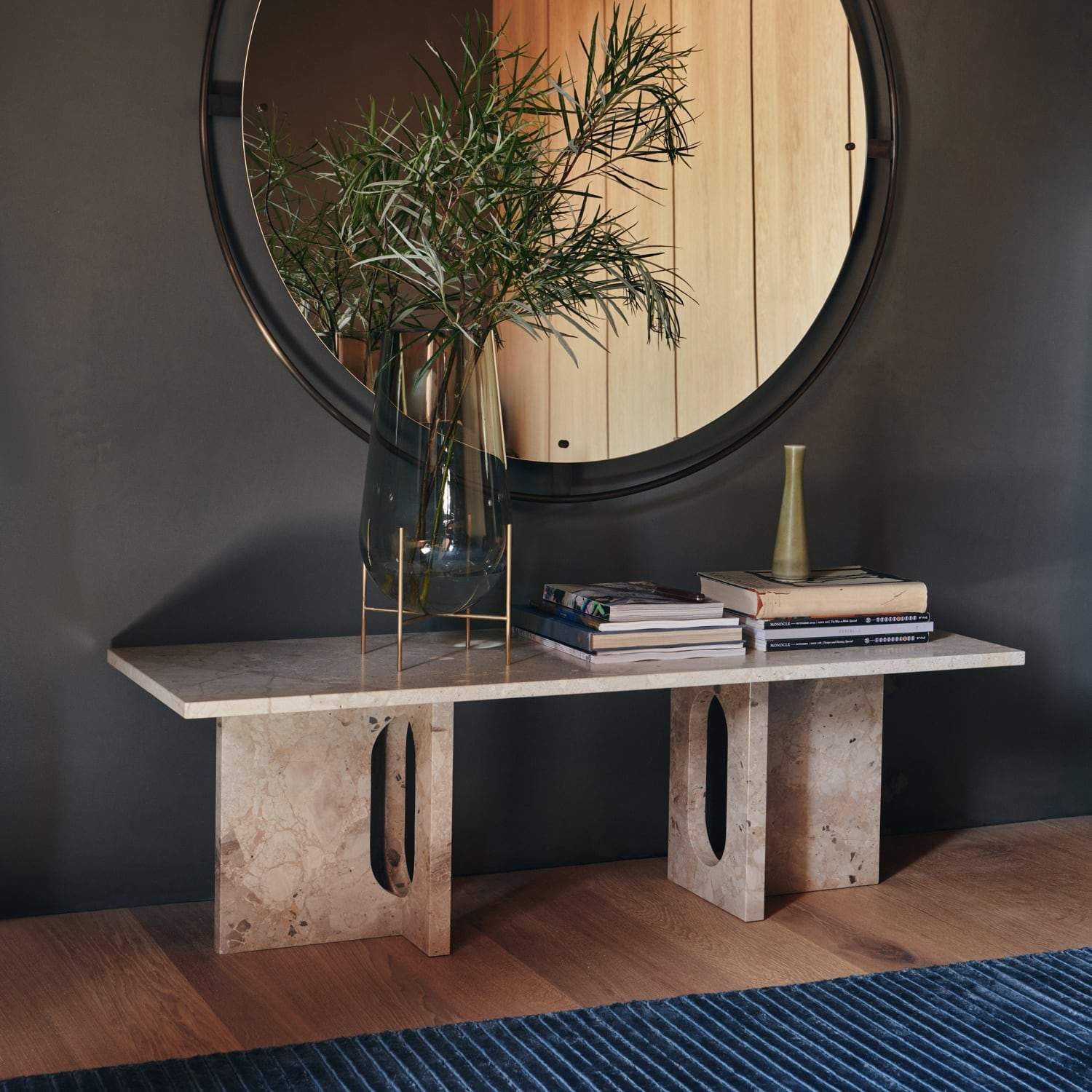 Audo Copenhagen Androgyne Lounge Table Kinus Breccia - KANSO#Base/Top_Kinus Breccia