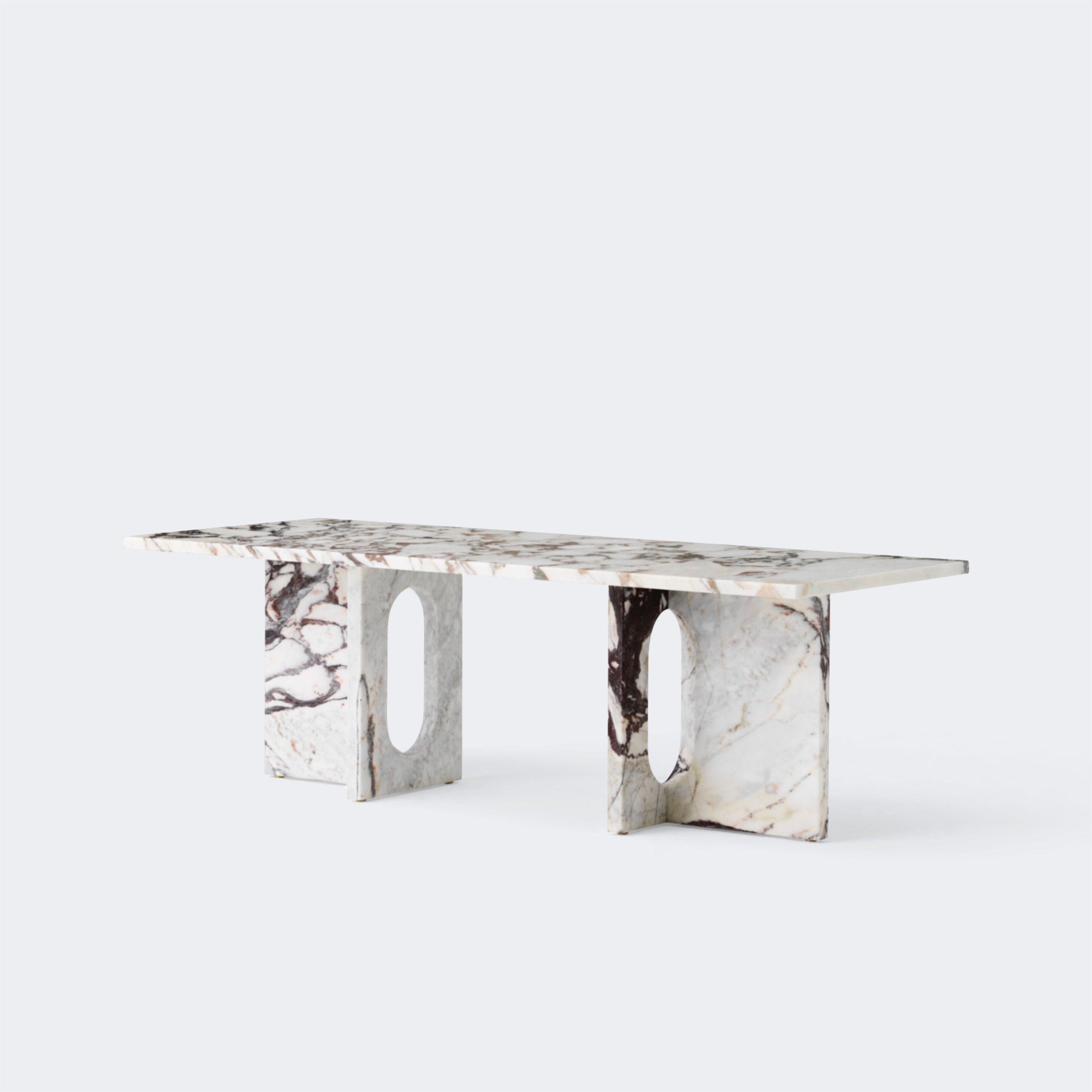 Audo Copenhagen Androgyne Lounge Table Calacatta Viola - KANSO#Base/Top_Calacatta Viola