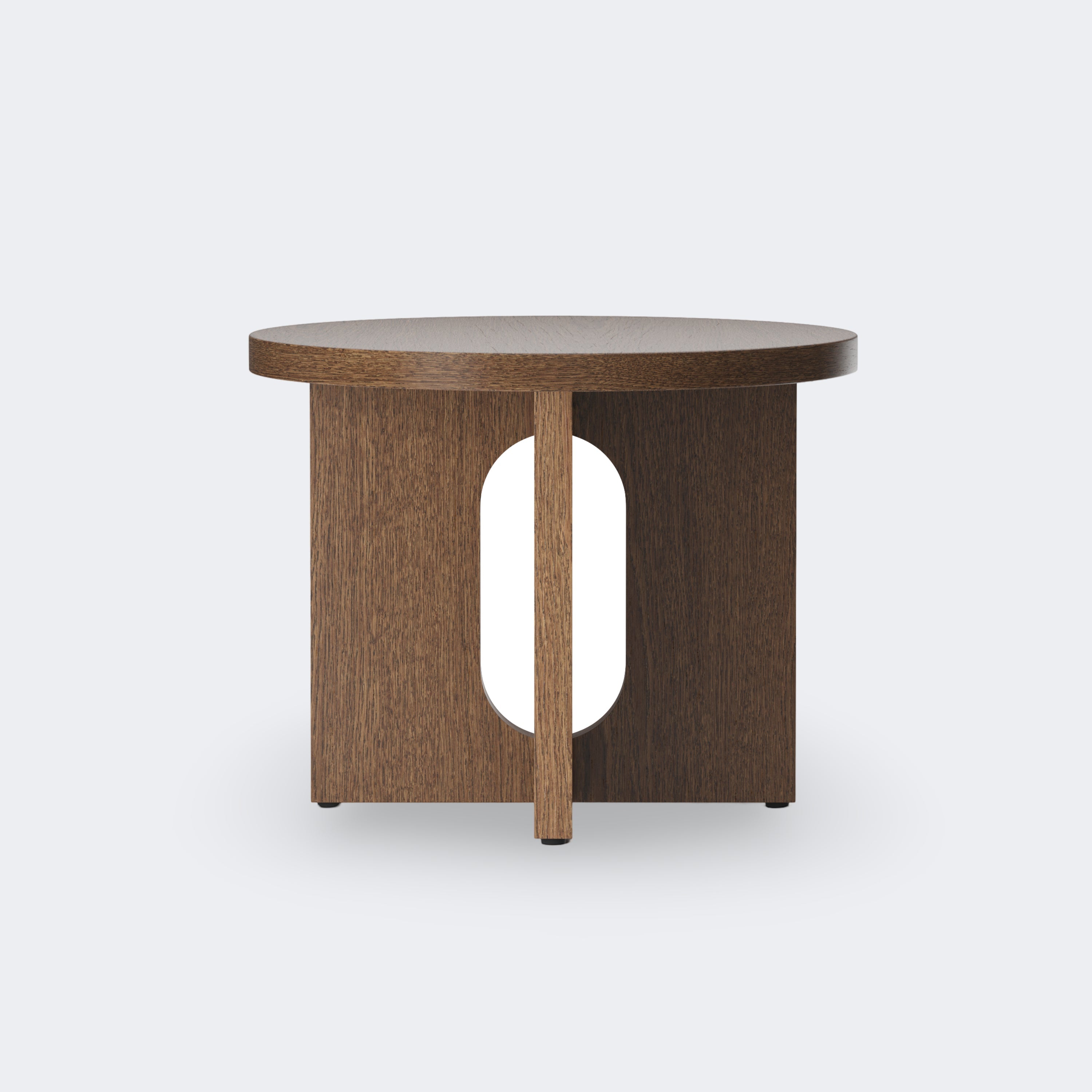 Audo Copenhagen Androgyne Side Table, 20 in. Dark Stained Oak - KANSO#Select Color_Dark Stained Oak