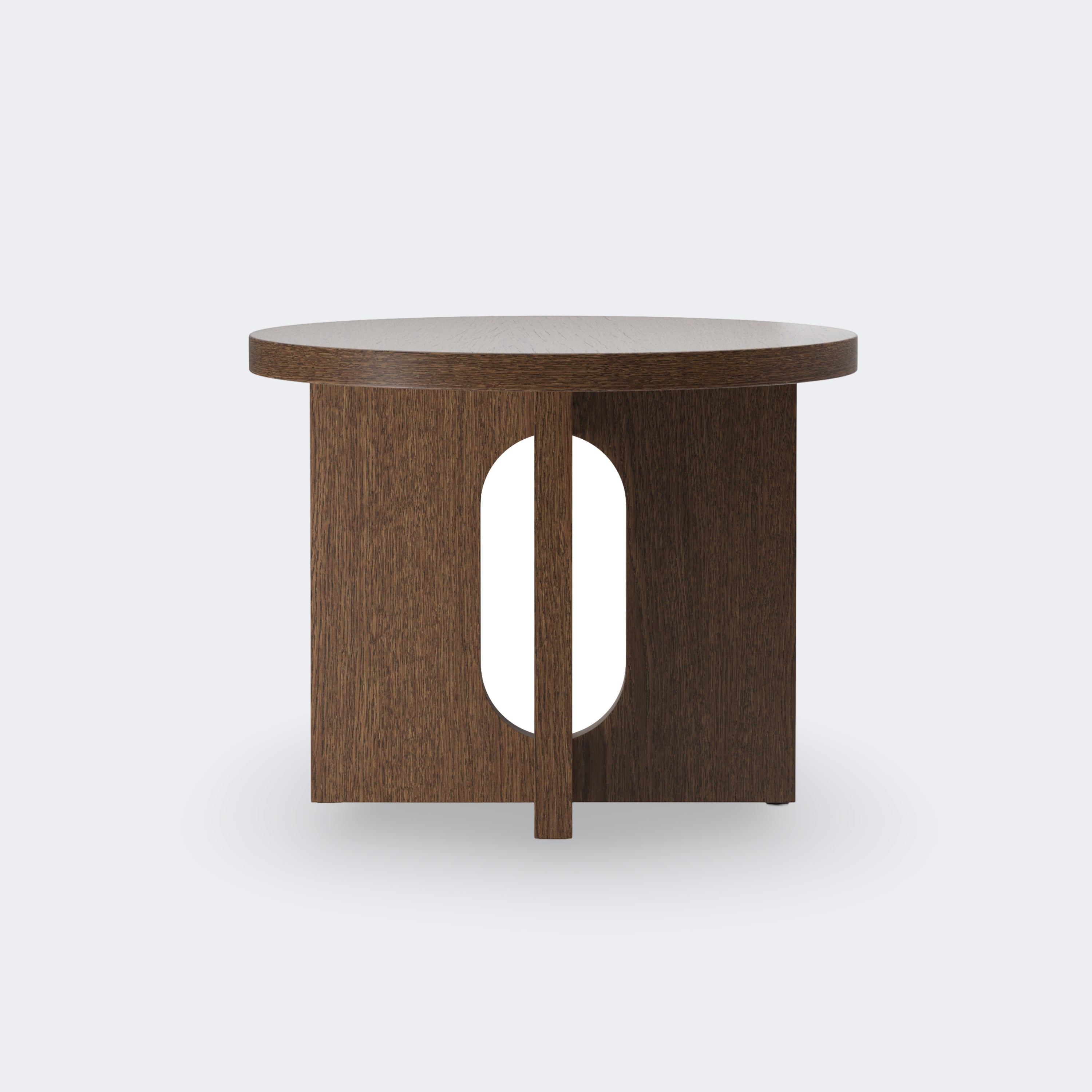 Audo Copenhagen Androgyne Side Table, 20 in. Dark Stained Oak - KANSO#Select Color_Dark Stained Oak