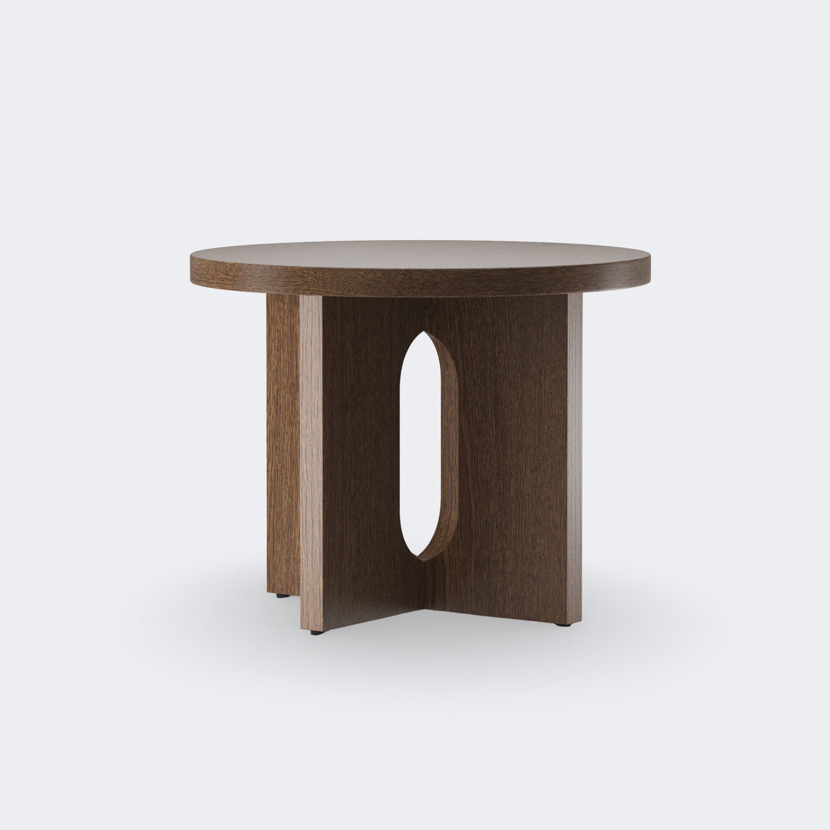 Audo Copenhagen Androgyne Side Table, 20 in. Dark Stained Oak - KANSO#Select Color_Dark Stained Oak