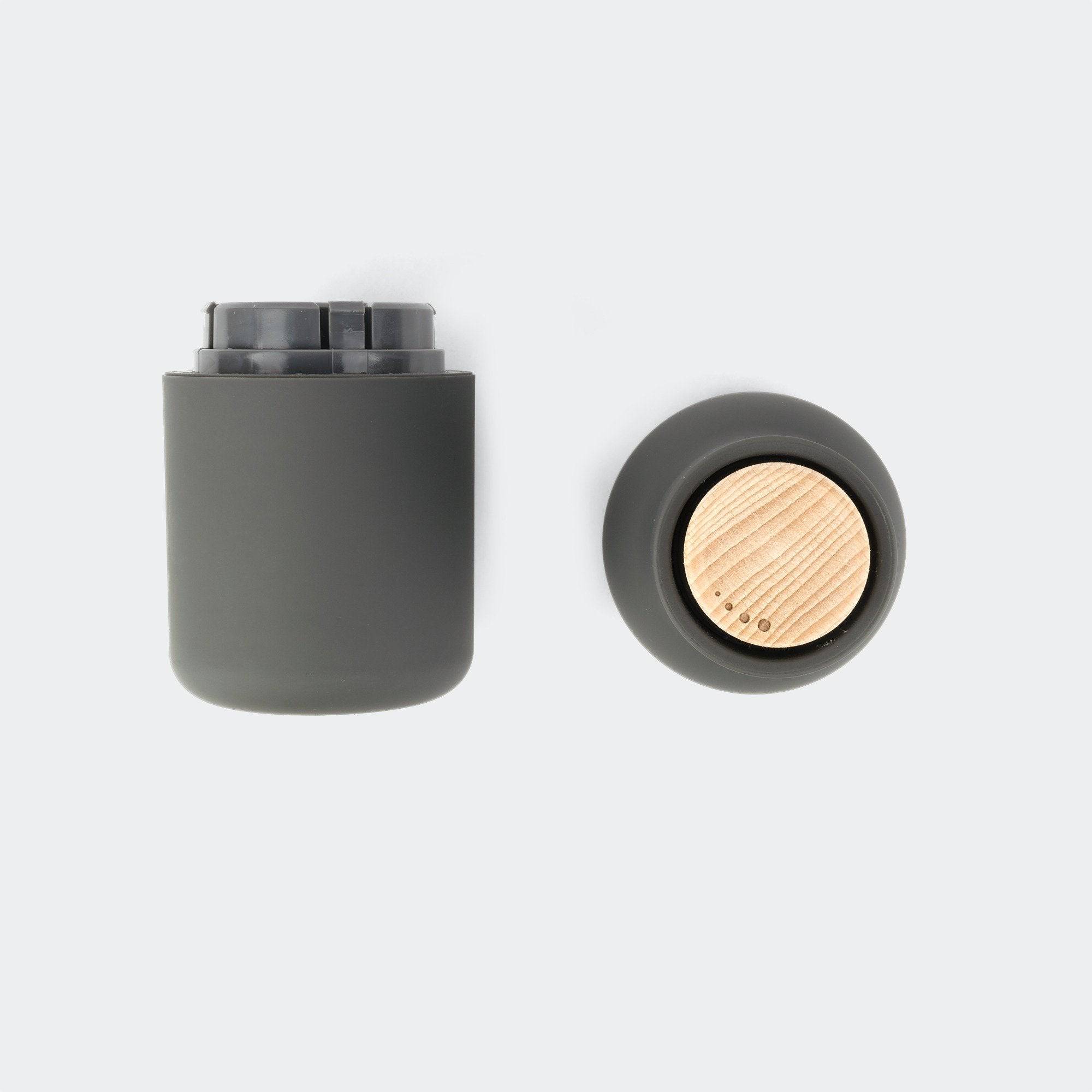 Audo Copenhagen Bottle Grinders, Set of 2 Carbon - KANSO#Color_Carbon