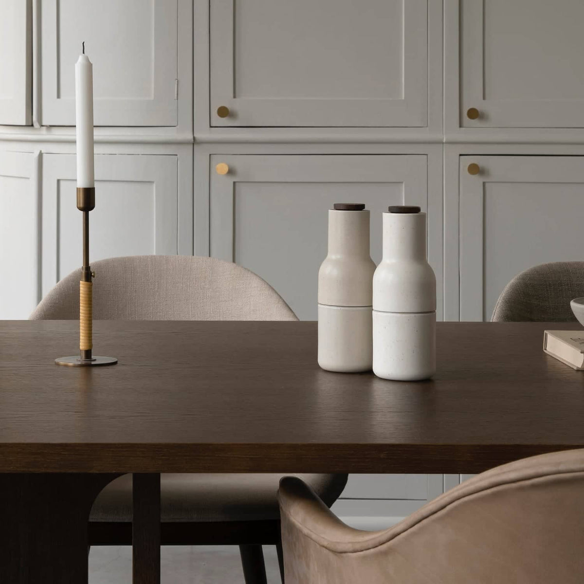 Audo Copenhagen Bottle Grinders, Set of 2 Ceramic - KANSO#Color_Ceramic