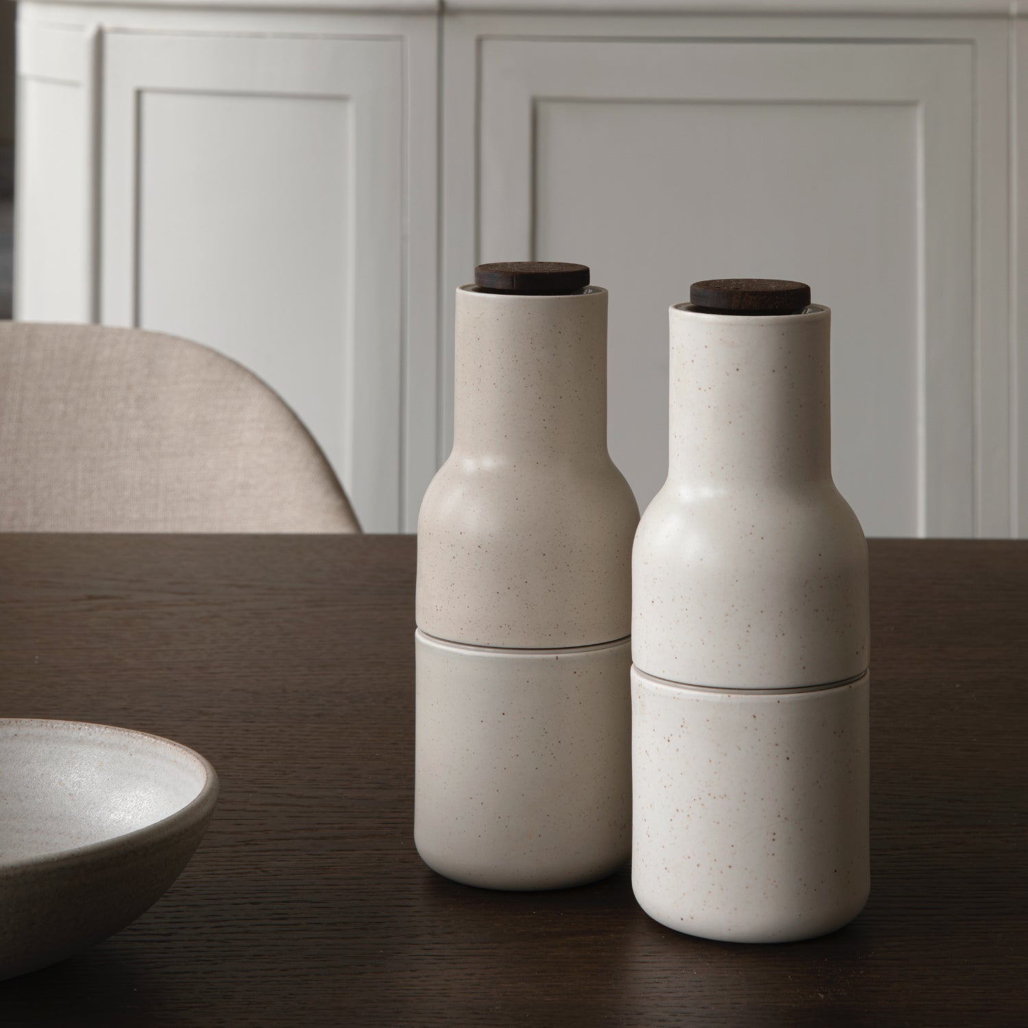 Audo Copenhagen Bottle Grinders, Set of 2 Ceramic - KANSO#Color_Ceramic