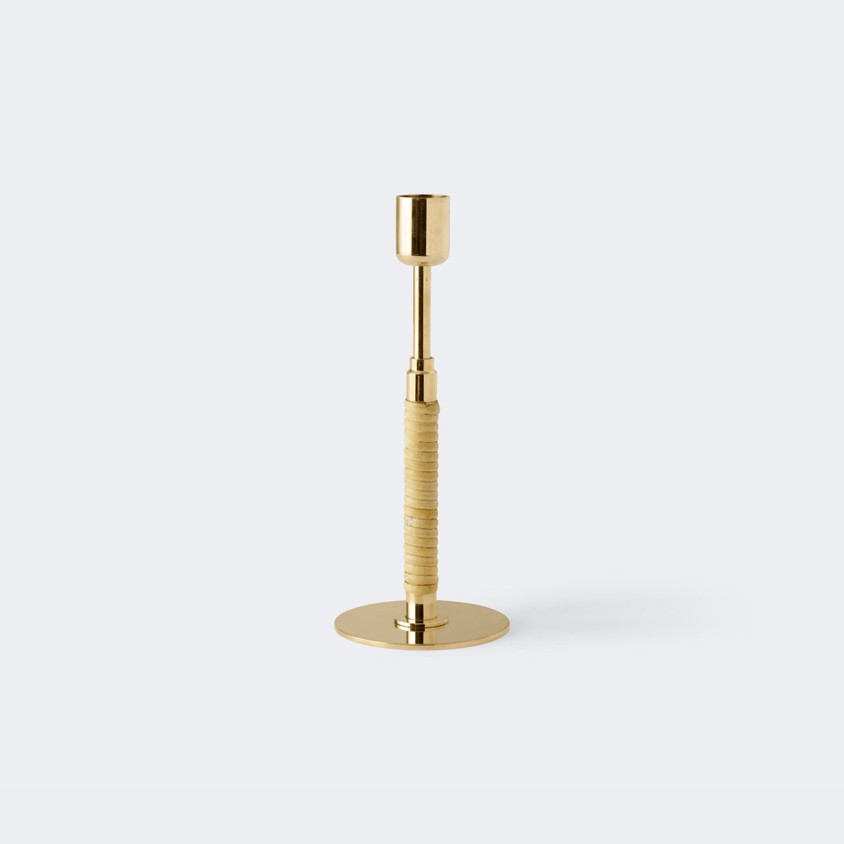 Audo Copenhagen Duca Candle Holder Polished Brass#Finish_Polished Brass