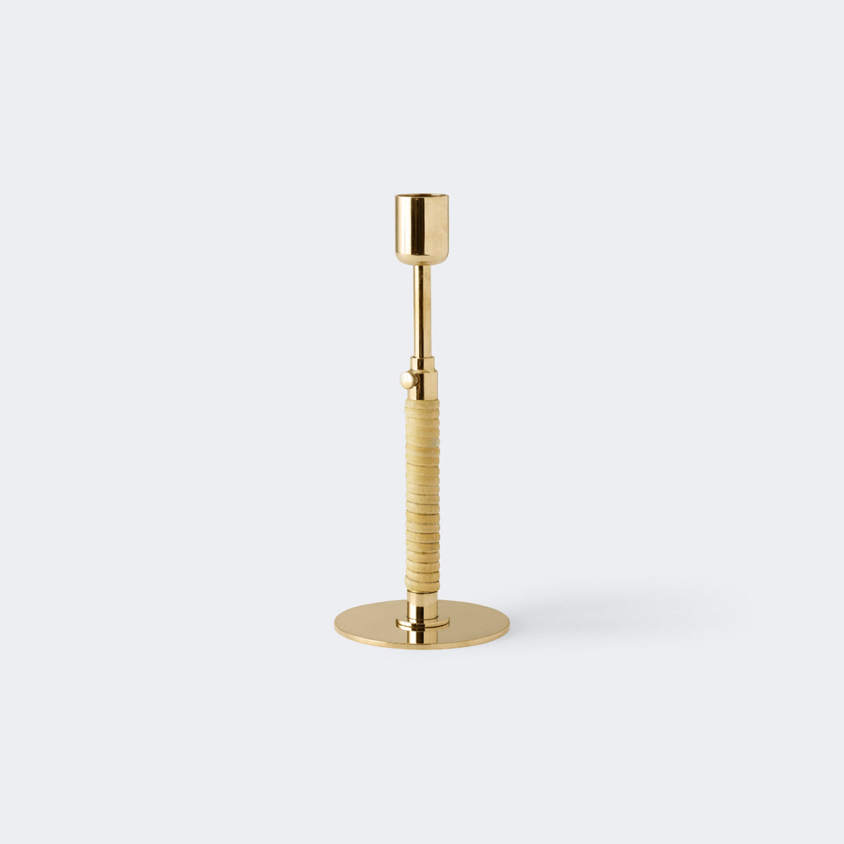 Audo Copenhagen Duca Candle Holder Polished Brass#Finish_Polished Brass