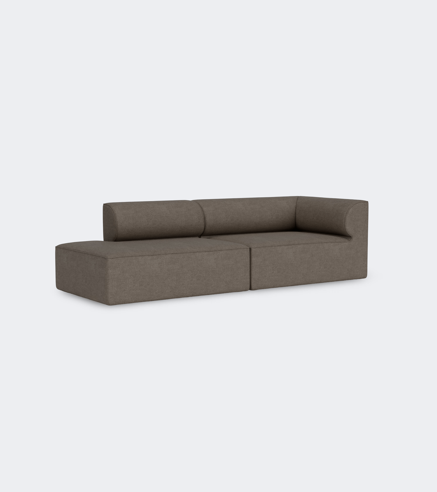 Audo Copenhagen Eave Modular Sofa, 2-Seater, Configuration 3-4 Boucle 16 Configuration 4 - KANSO