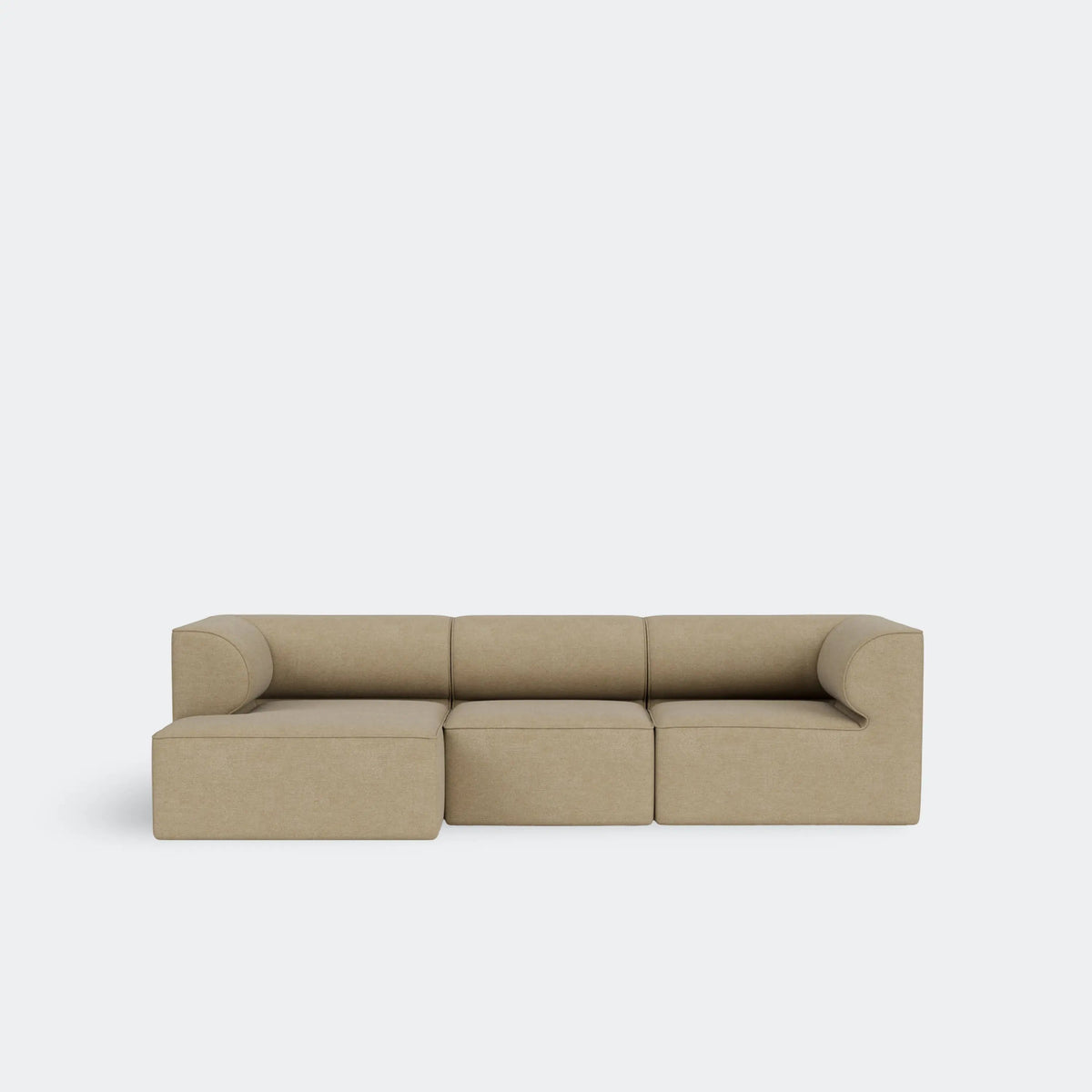 Audo Copenhagen Eave Modular Sofa, 3-Seater, Configuration 11-12 Boucle 02 Configuration 12