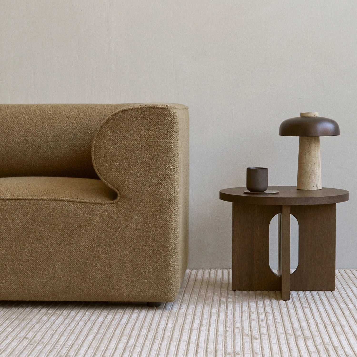 Audo Copenhagen Eave Modular Sofa, 3-Seater, Configuration 2 Boucle 02 - KANSO