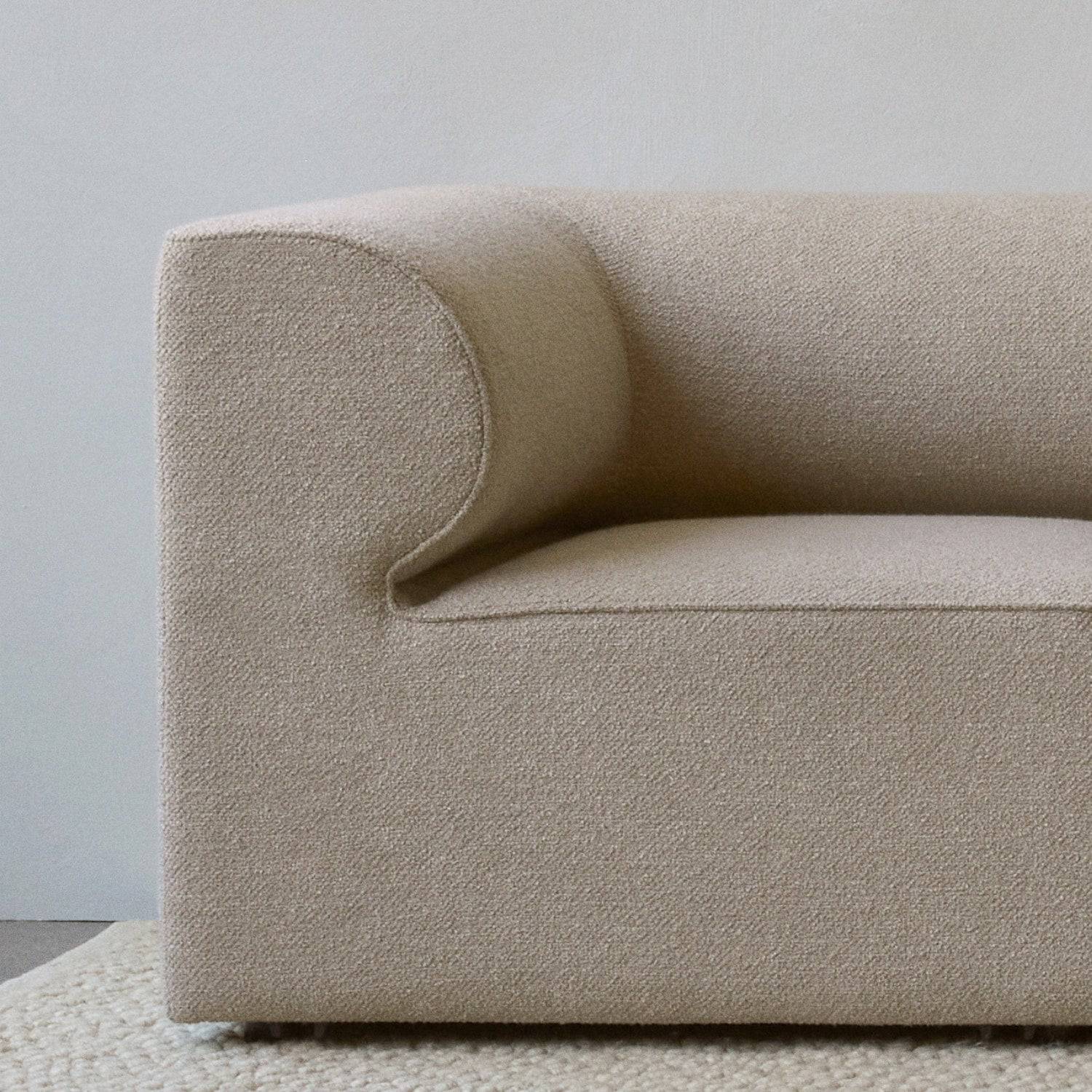 Audo Copenhagen Eave Modular Sofa, 3-Seater, Configuration 2 Boucle 02 - KANSO