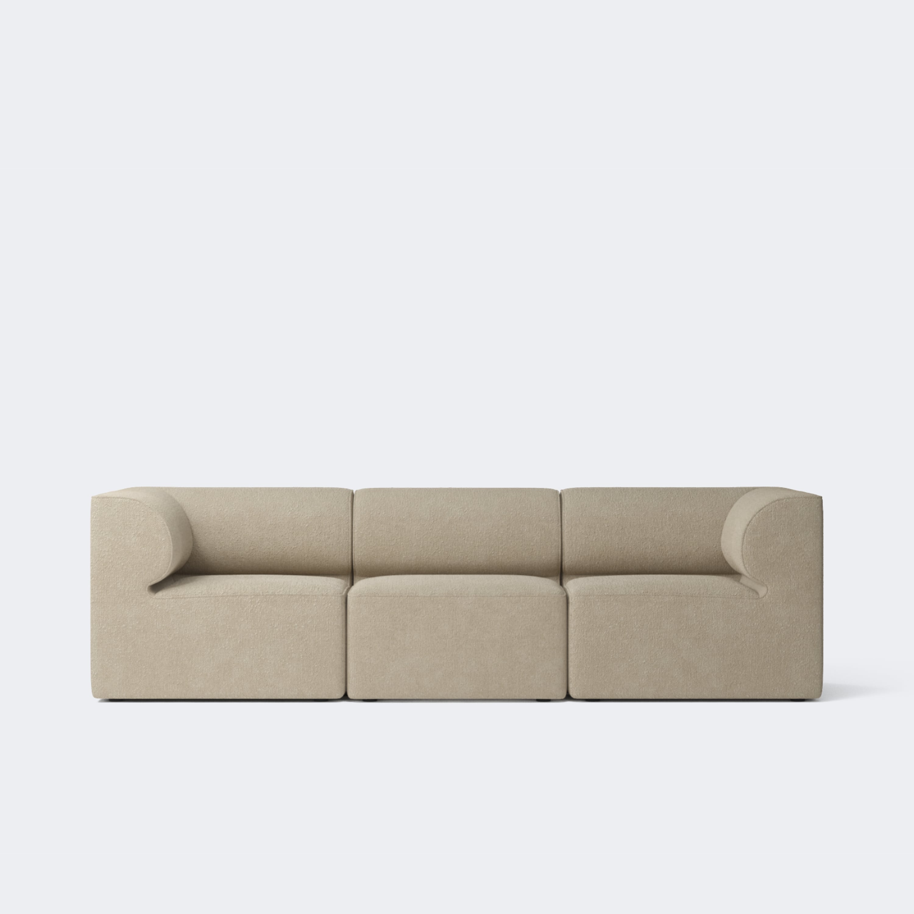 Audo Copenhagen Eave Modular Sofa, 3-Seater, Configuration 2 Boucle 02 - KANSO