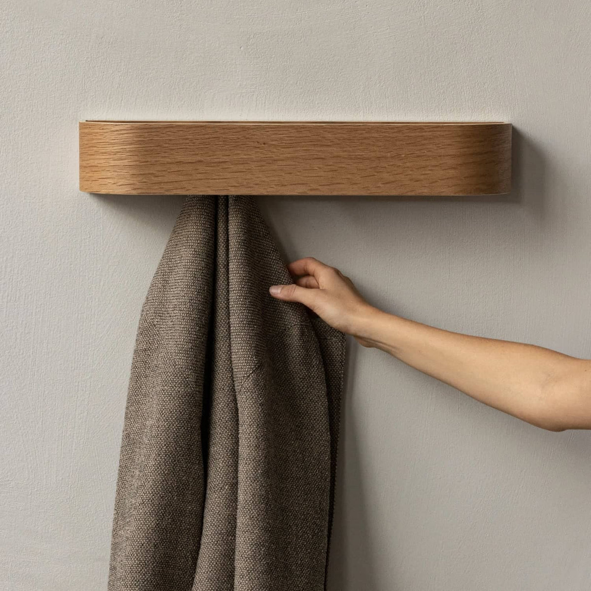 Audo Copenhagen Epoch Rack Natural Oak 4.3" D x 20" L#Finish_Natural Oak