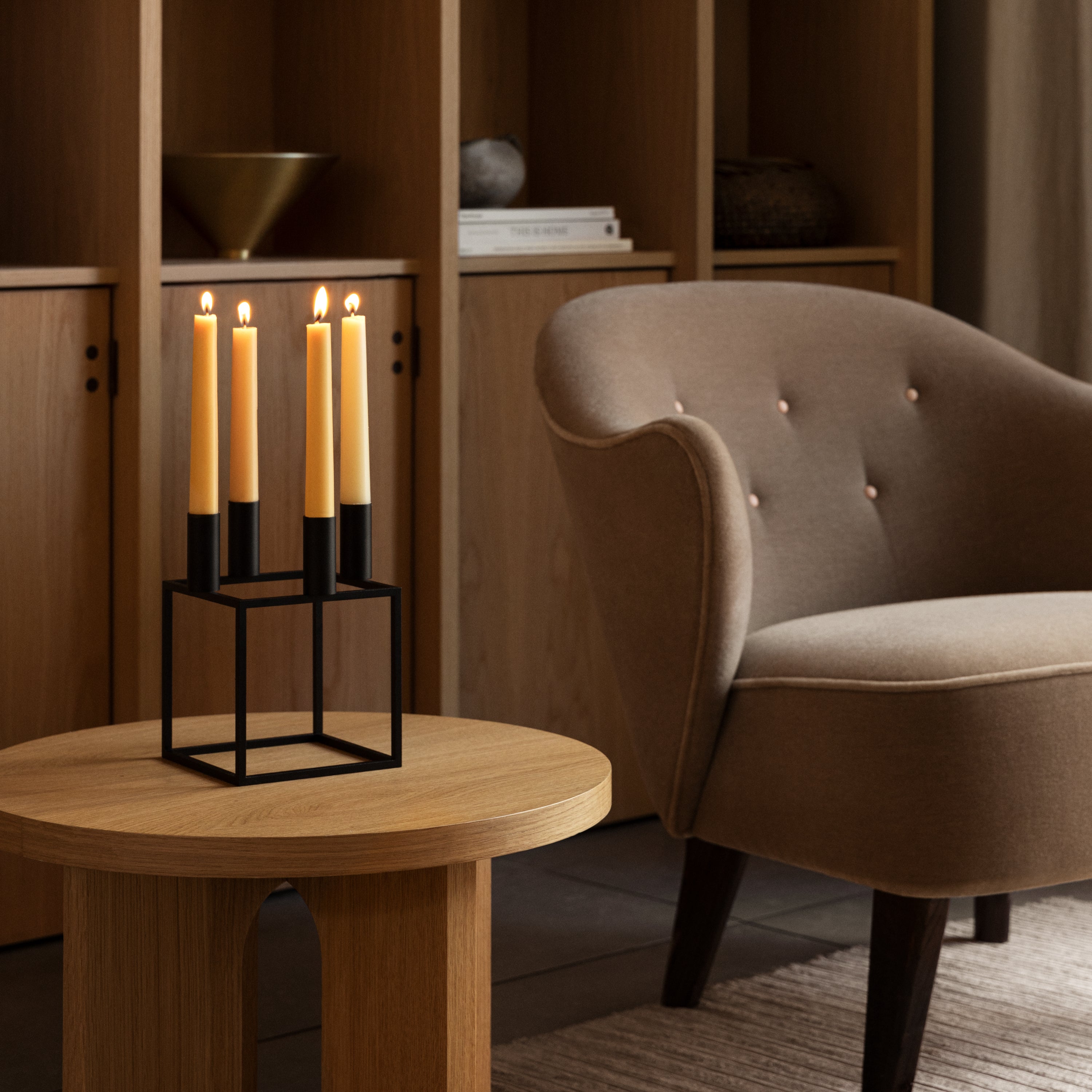 Audo Copenhagen Ingeborg Lounge Chair Smoked Oak Sahco Zero 1 - KANSO