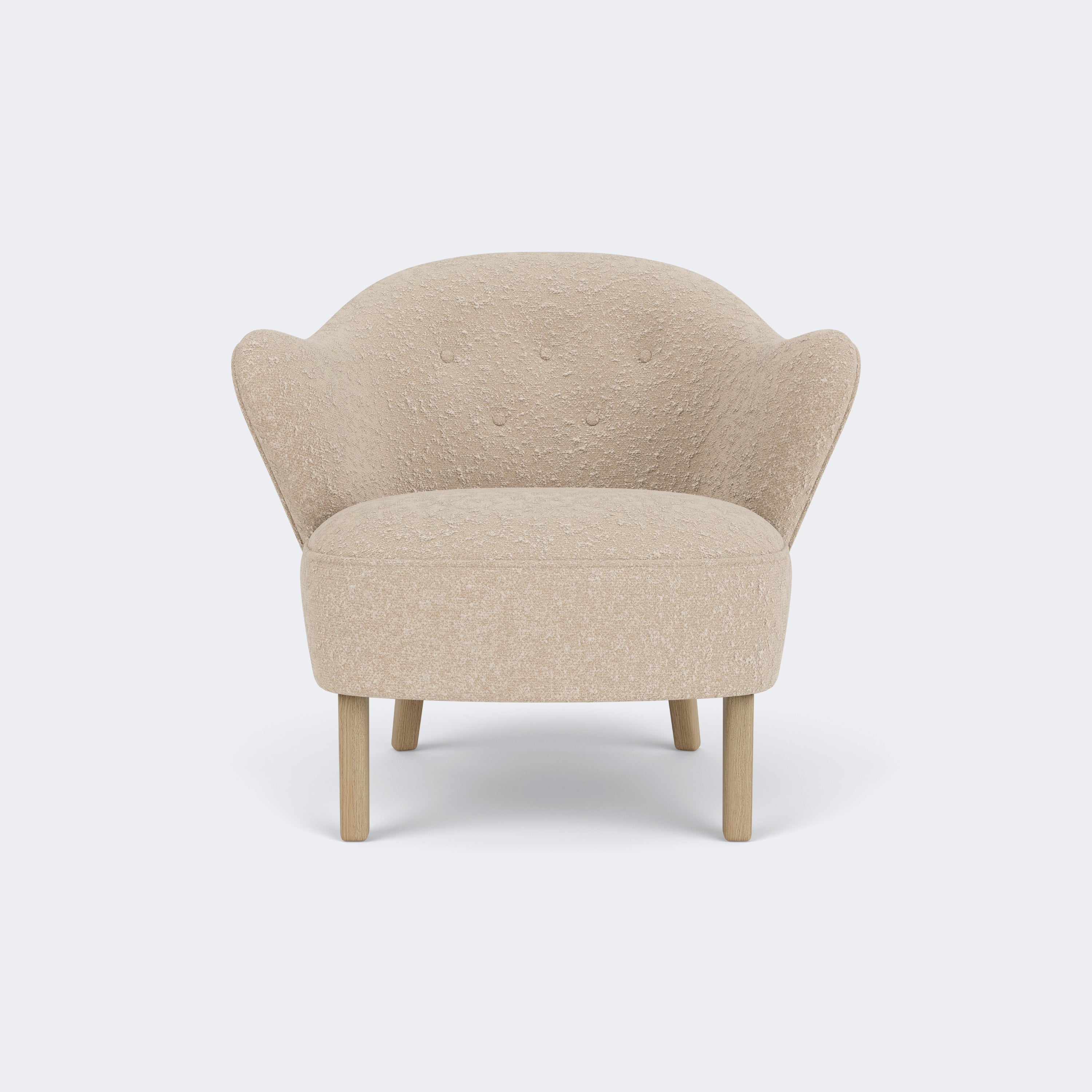 Audo Copenhagen Ingeborg Lounge Chair Natural Oak Sahco Zero 1 - KANSO