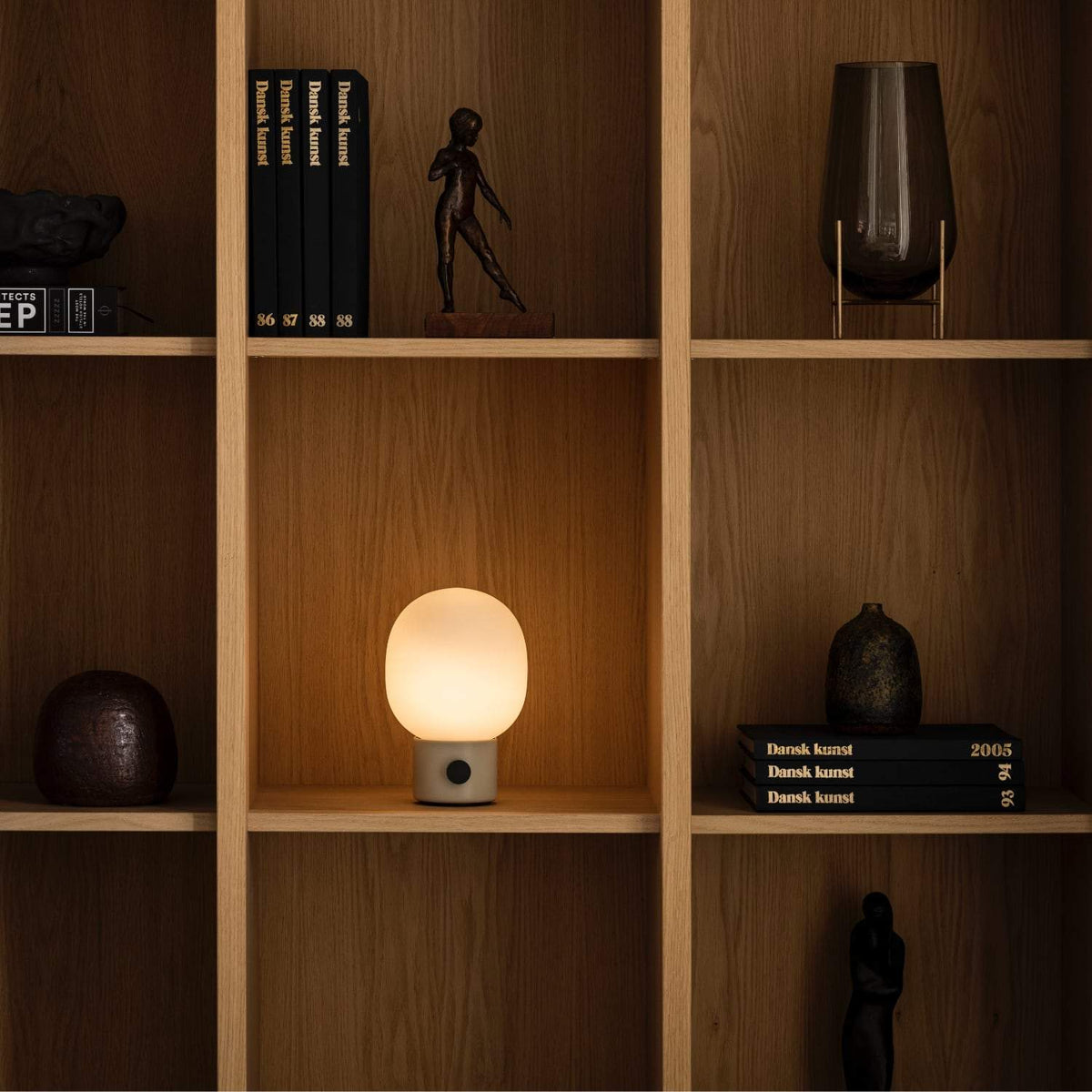 Audo Copenhagen JWDA Table Lamp, Portable Alabast White - KANSO#Finish_Alabast White