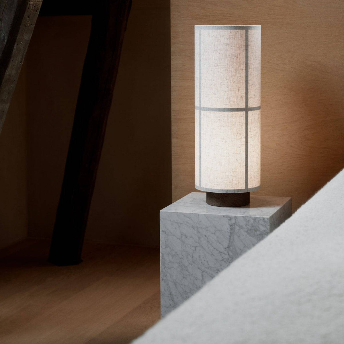 Audo Copenhagen Marble Plinth, Cubic White Marble - KANSO#Color_White Marble