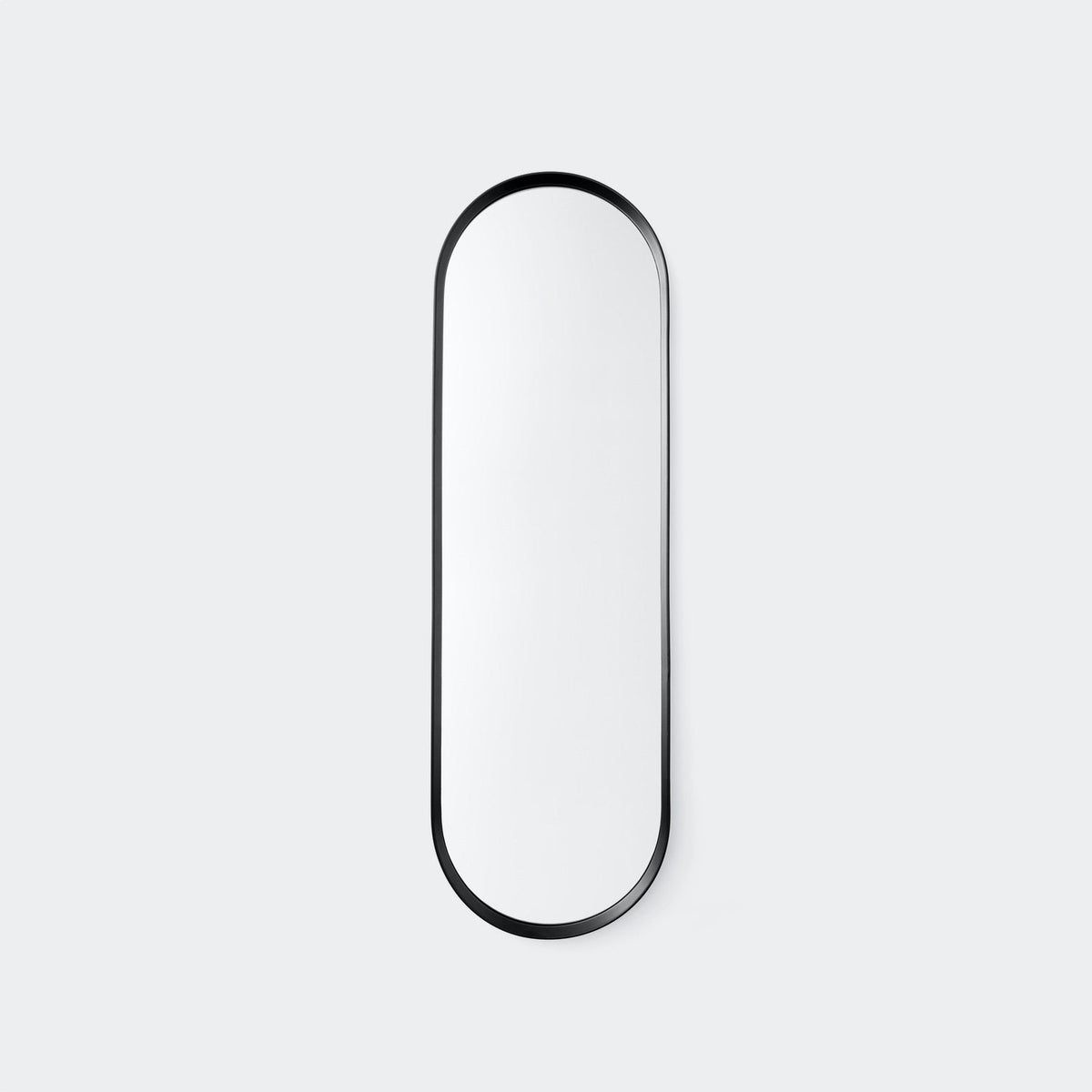Audo Copenhagen Norm Oval Wall Mirror Black#Color_Black