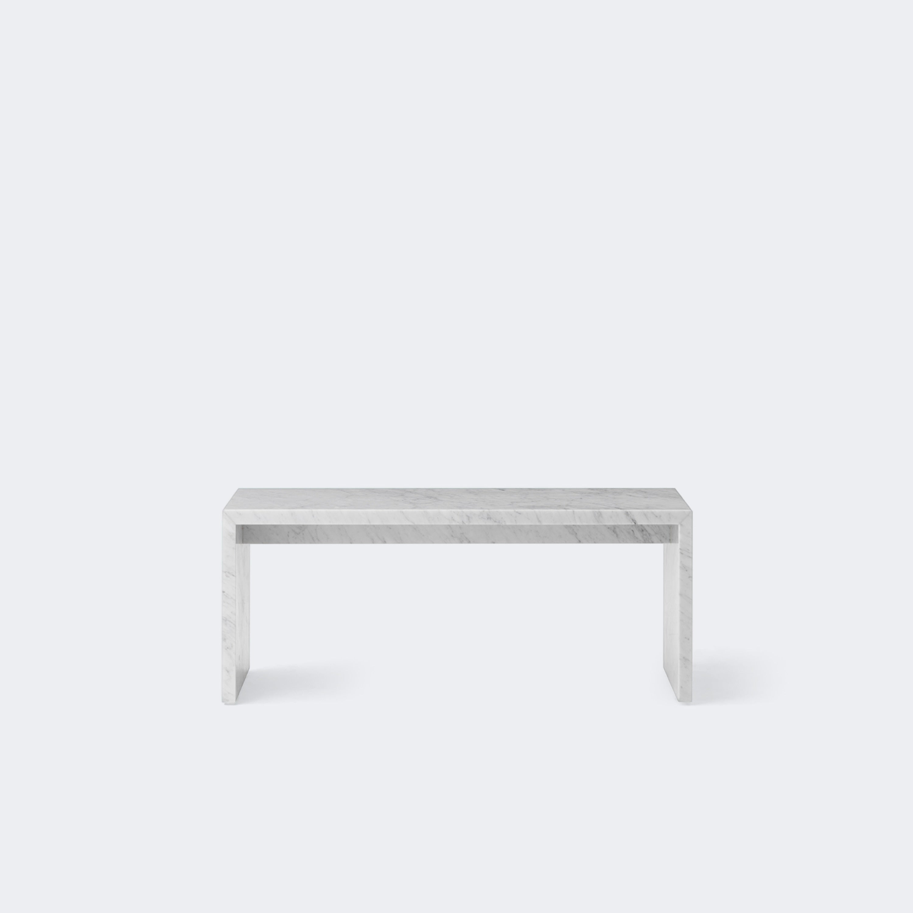 Audo Copenhagen Plinth Bridge Carrara - KANSO#Finish_Carrara