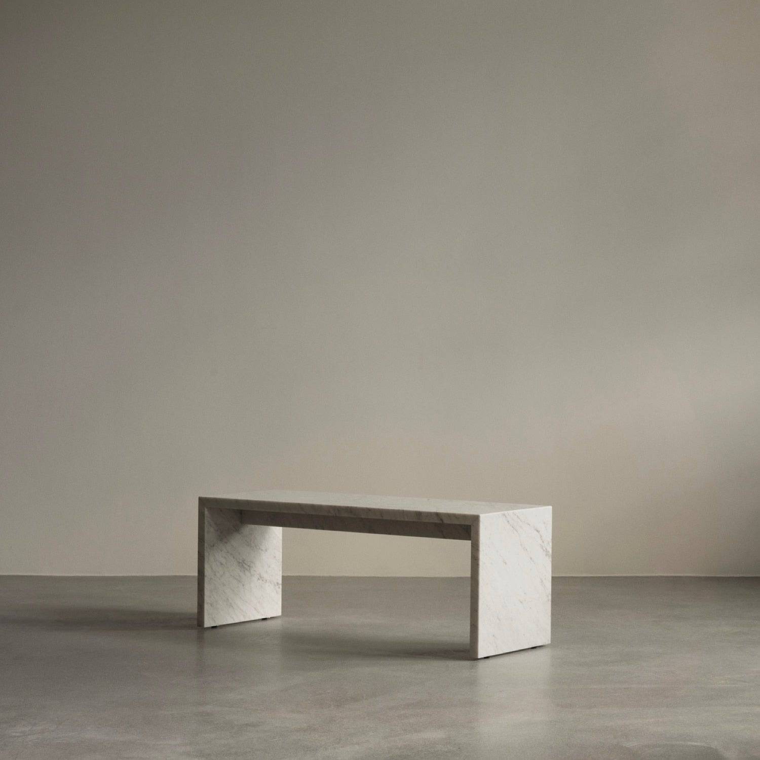 Audo Copenhagen Plinth Bridge Carrara - KANSO#Finish_Carrara