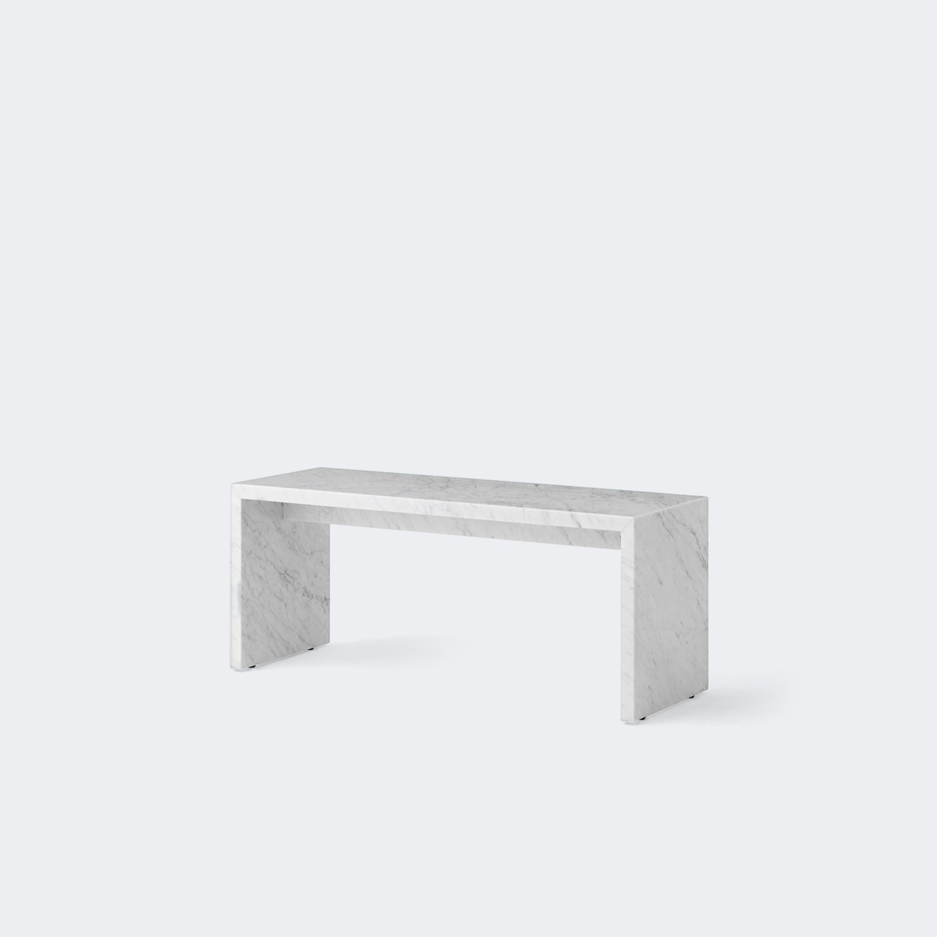 Audo Copenhagen Plinth Bridge Carrara - KANSO#Finish_Carrara