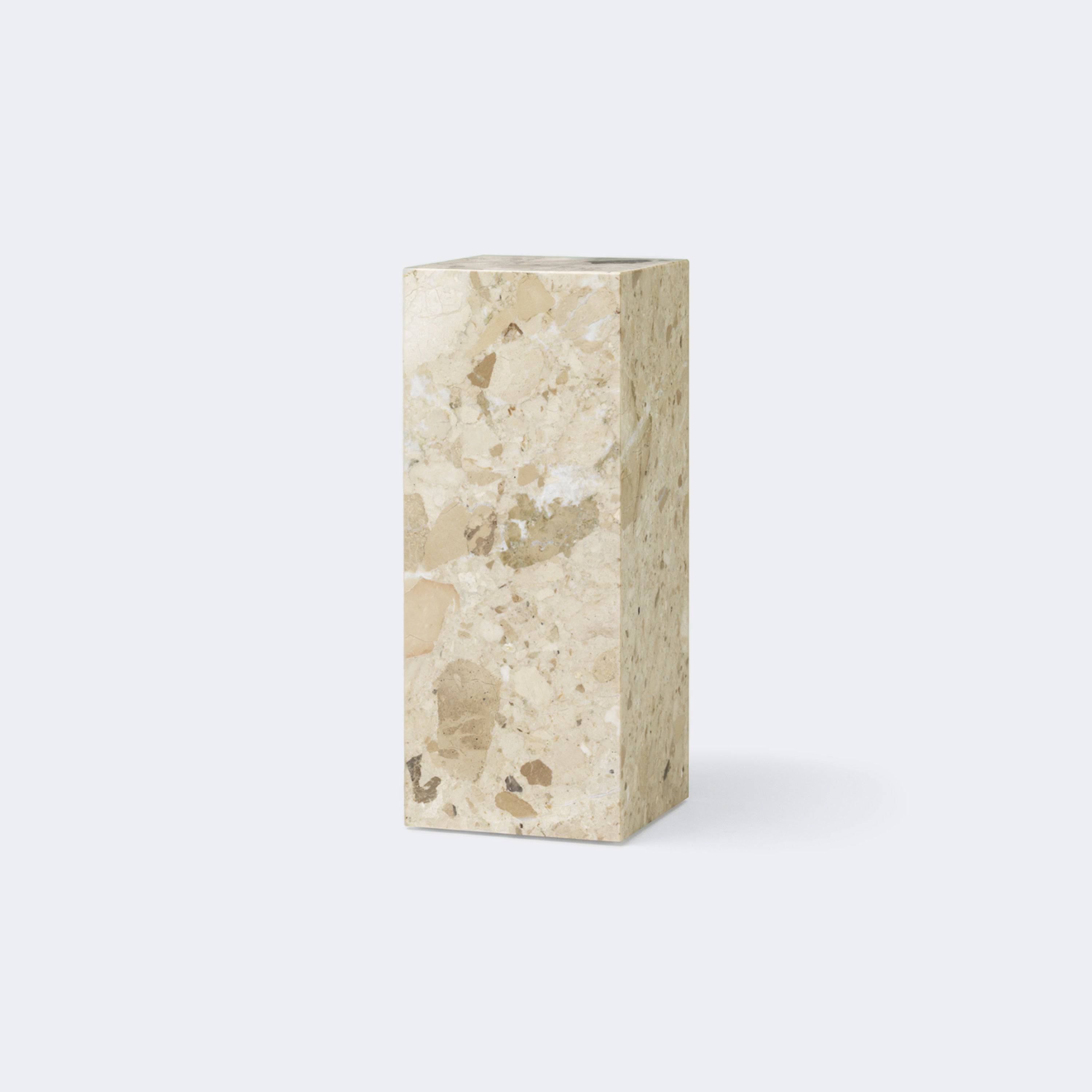 Audo Copenhagen Plinth Pedestal Kunis Breccia - KANSO#Finish_Kunis Breccia