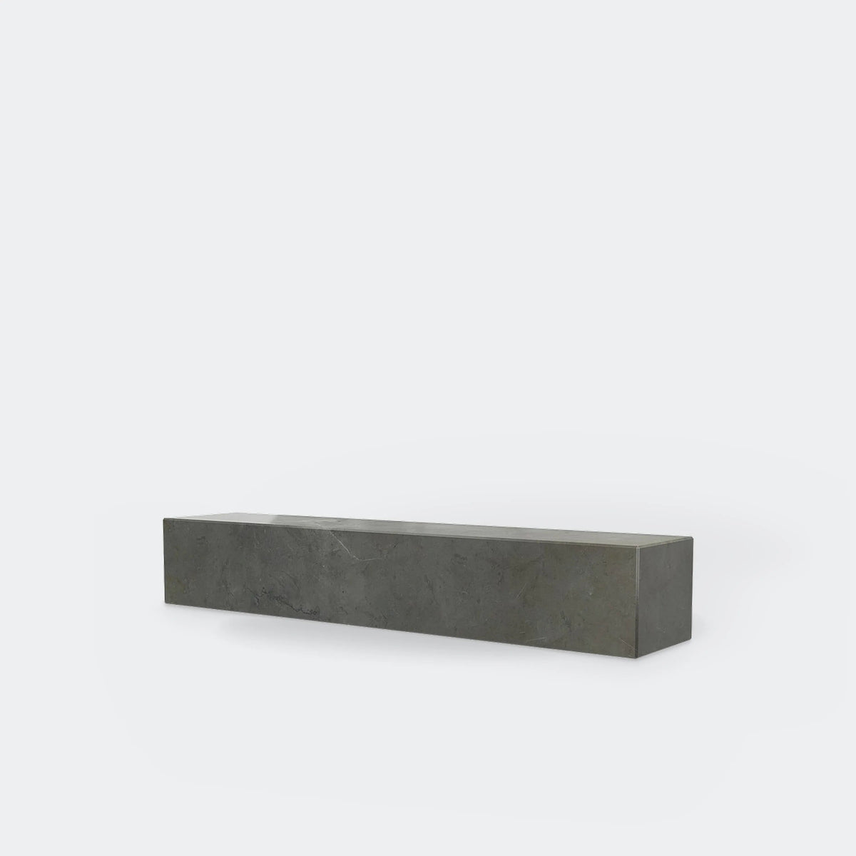 Audo Copenhagen Plinth Shelf Grey Kendzo Marble#Color_Grey Kendzo Marble