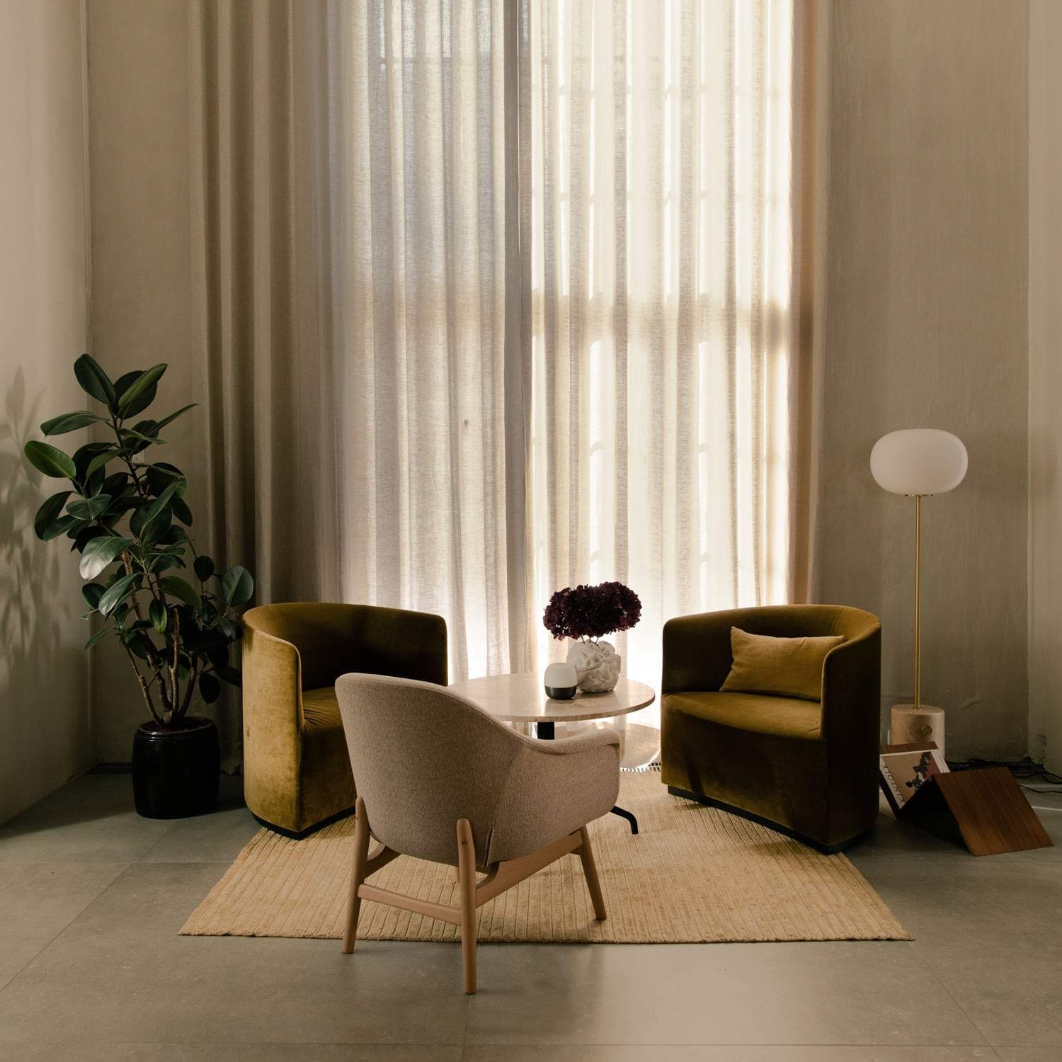 Audo Copenhagen Tearoom Chairs Club Chair Boucle 02 - KANSO