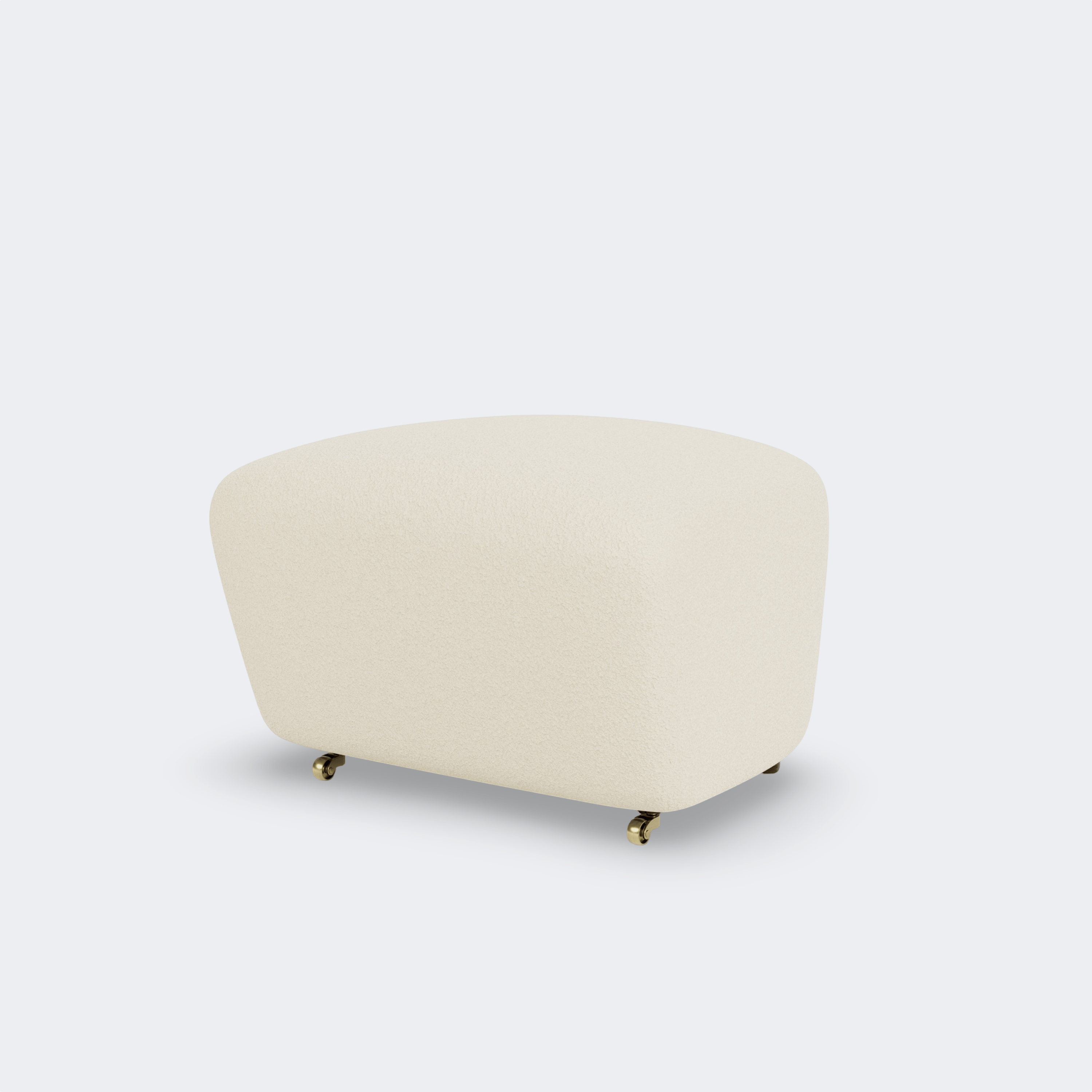 Audo Copenhagen The Tired Man Ottoman Natural Oak Baru 200 - KANSO