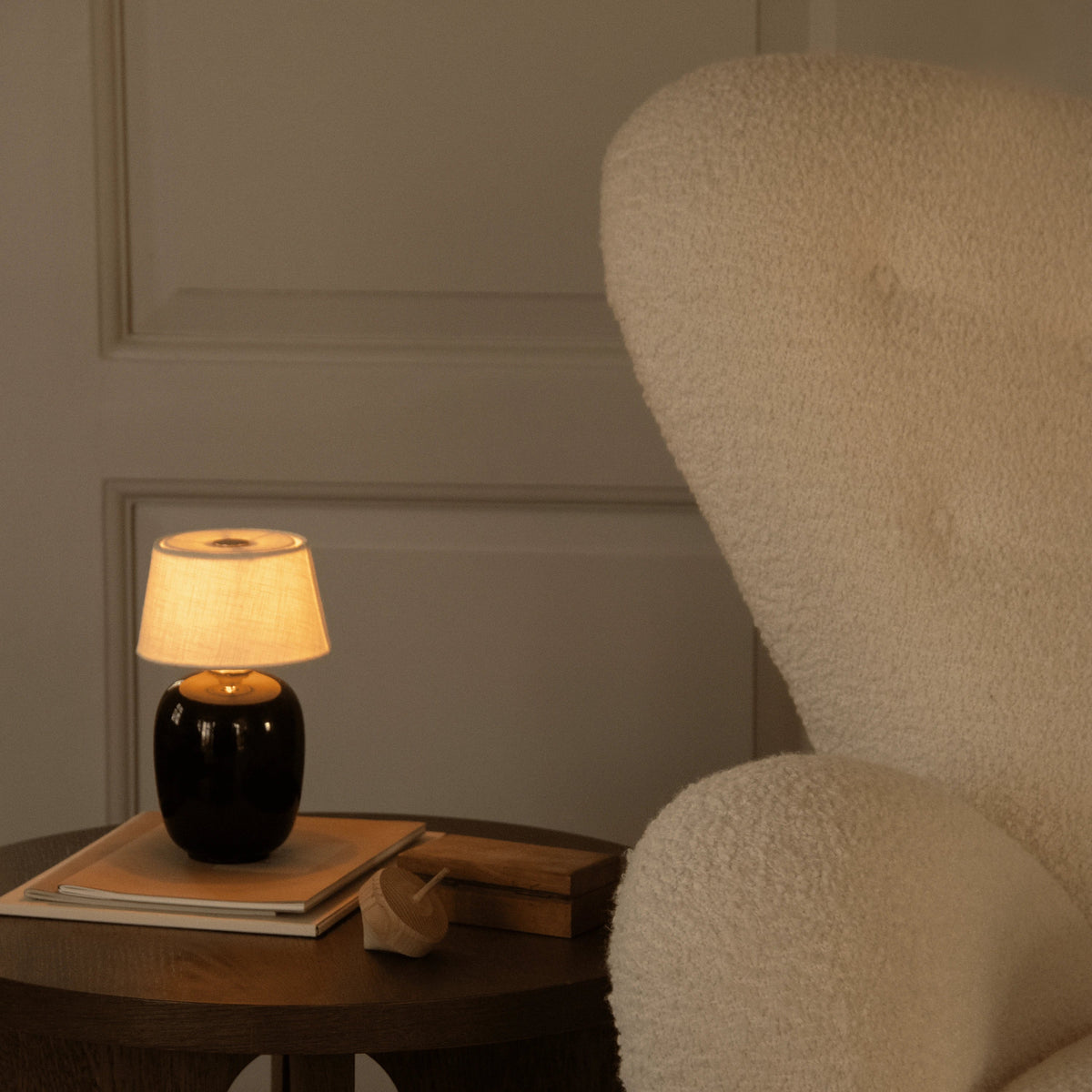 Audo Copenhagen Torso Table Lamp, Portable Black