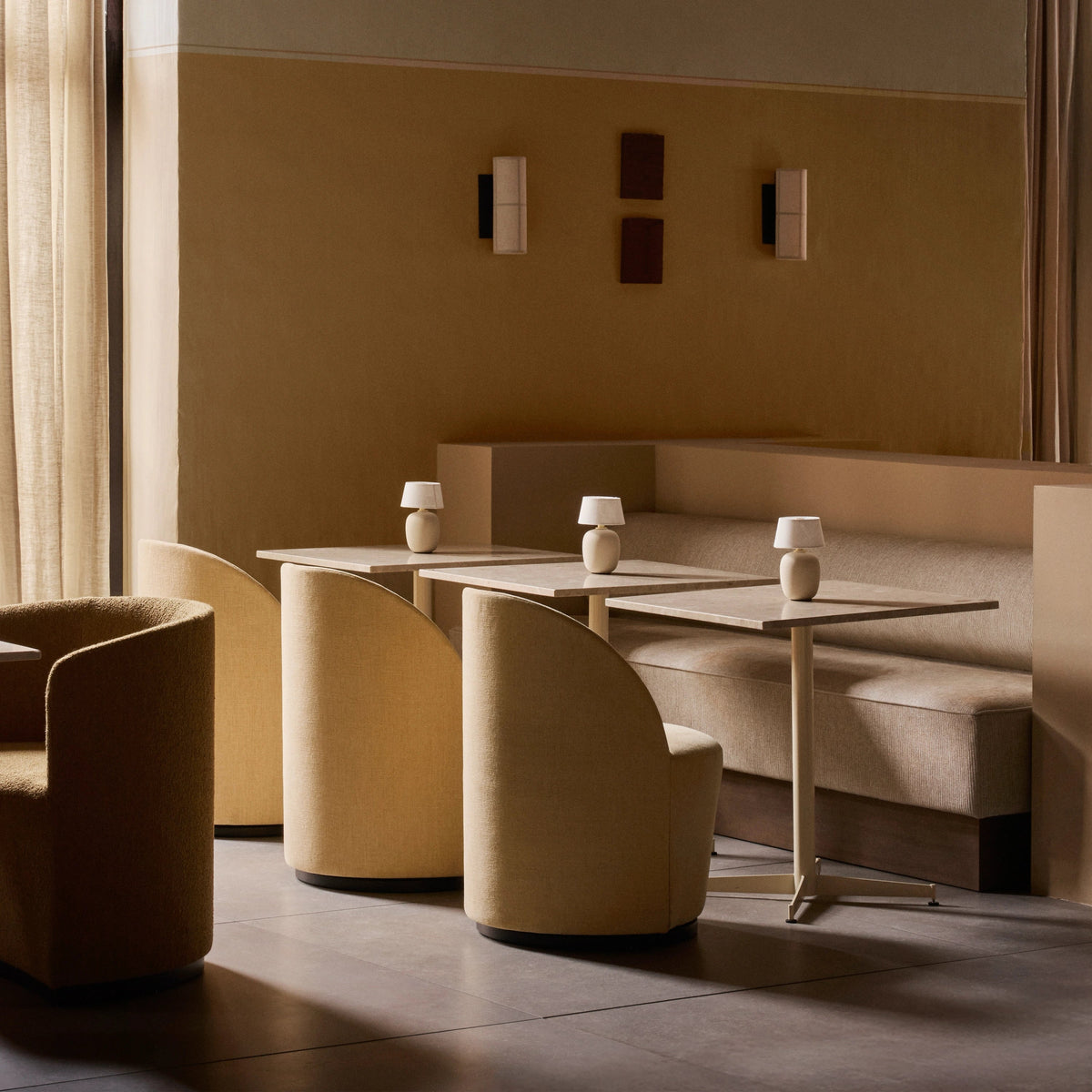 Audo Copenhagen Torso Table Lamp, Portable Sand