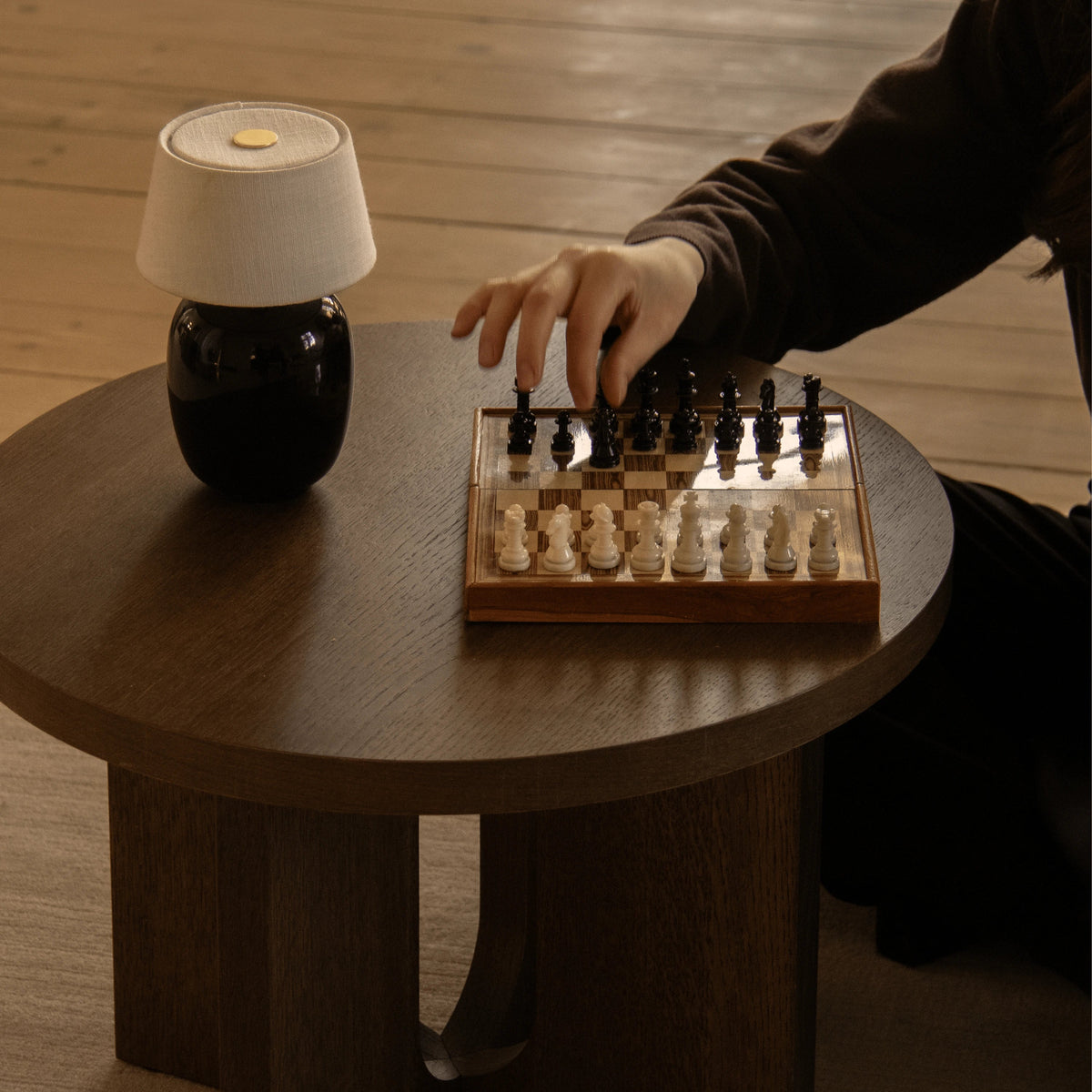 Audo Copenhagen Torso Table Lamp, Portable Black