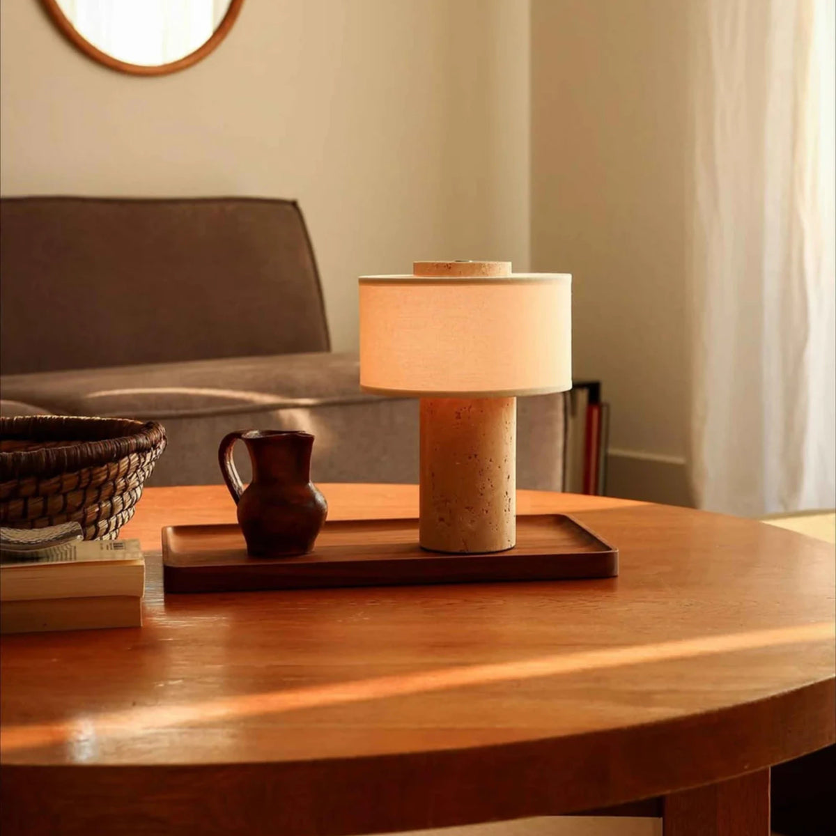 Blossholm Auríe Lamp Travertine#Finish_Travertine
