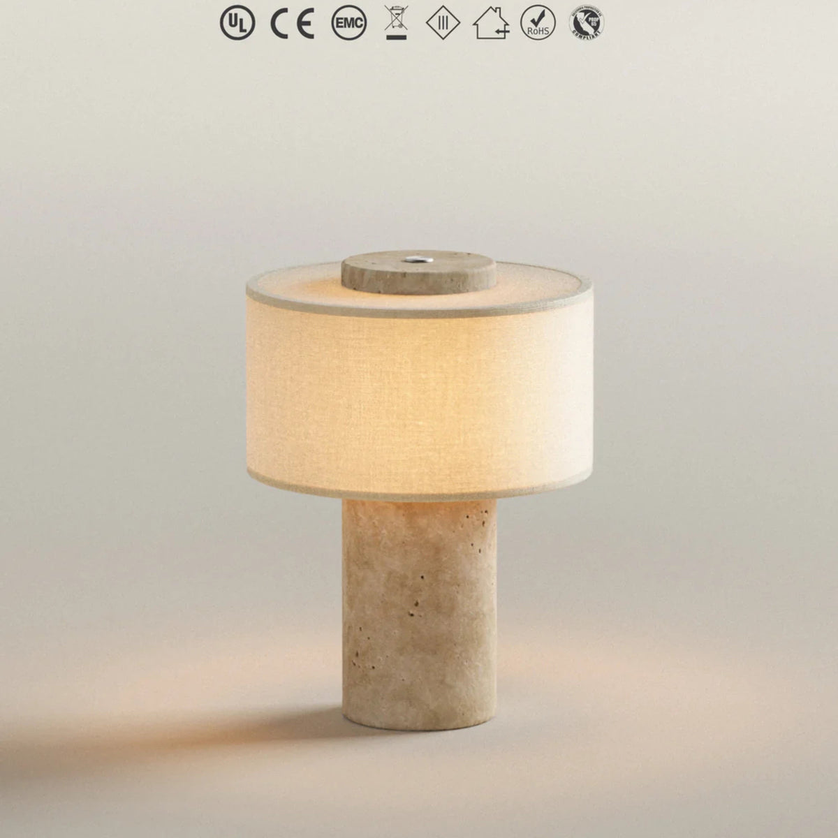 Blossholm Auríe Lamp Travertine#Finish_Travertine