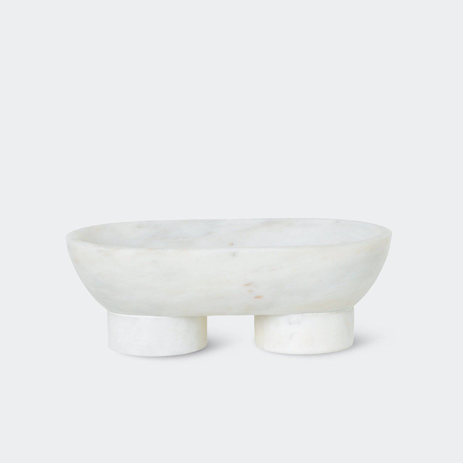 Ferm Living Alza Bowl White - KANSO#Color_White