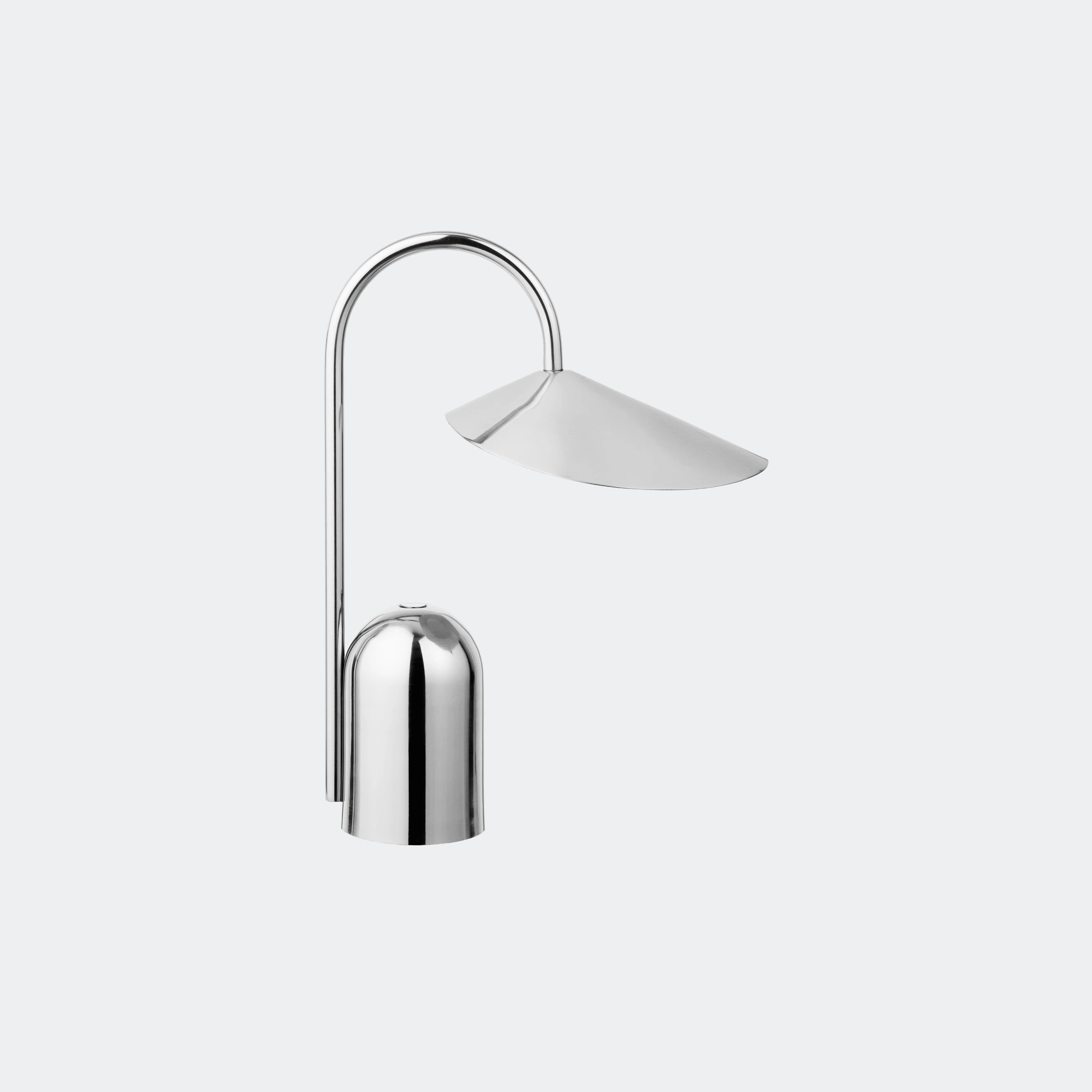 Ferm Living Arum Portable Lamp Stainless Steel - KANSO