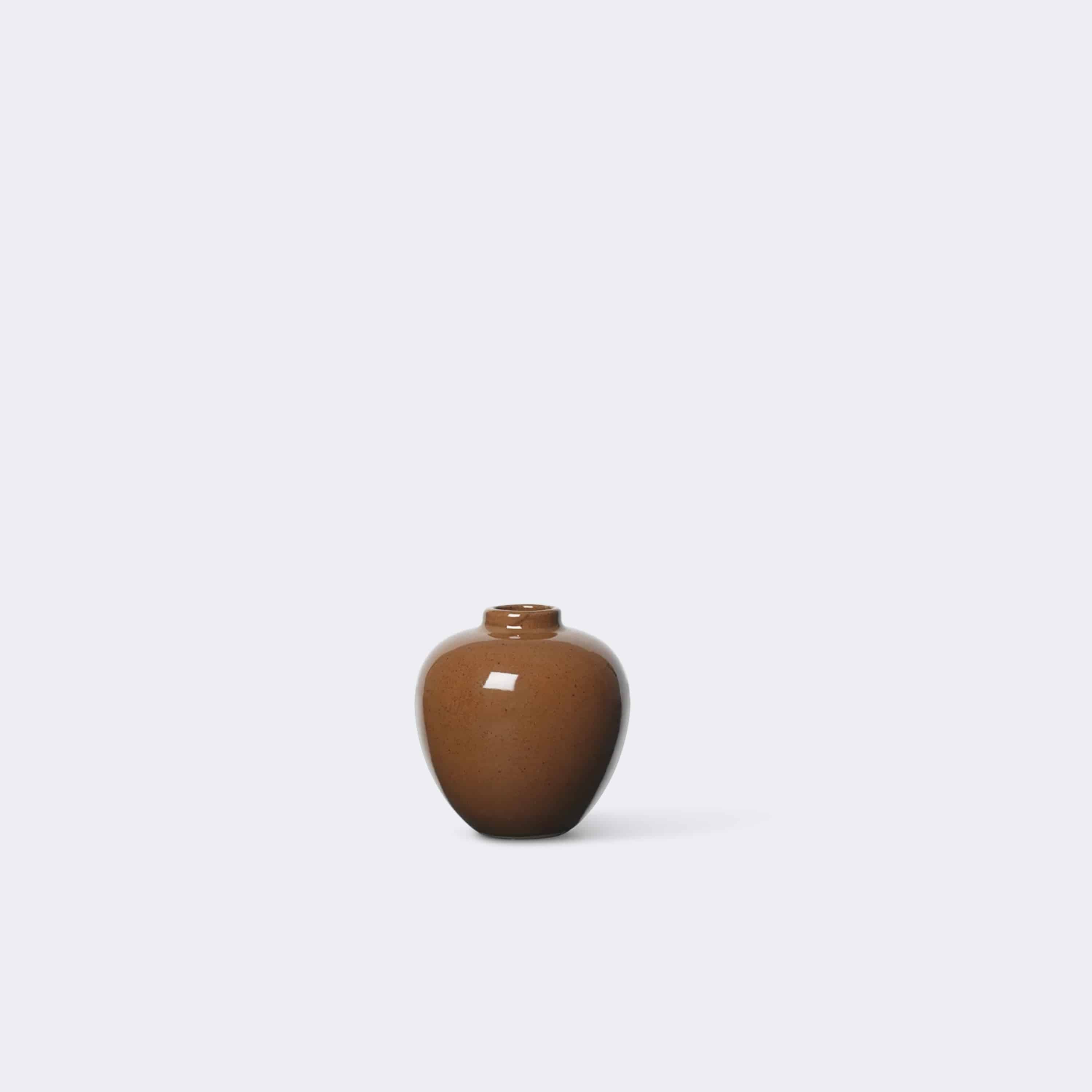 Ferm Living Ary Mini Vase Small - Soil - KANSO#size_small - soil