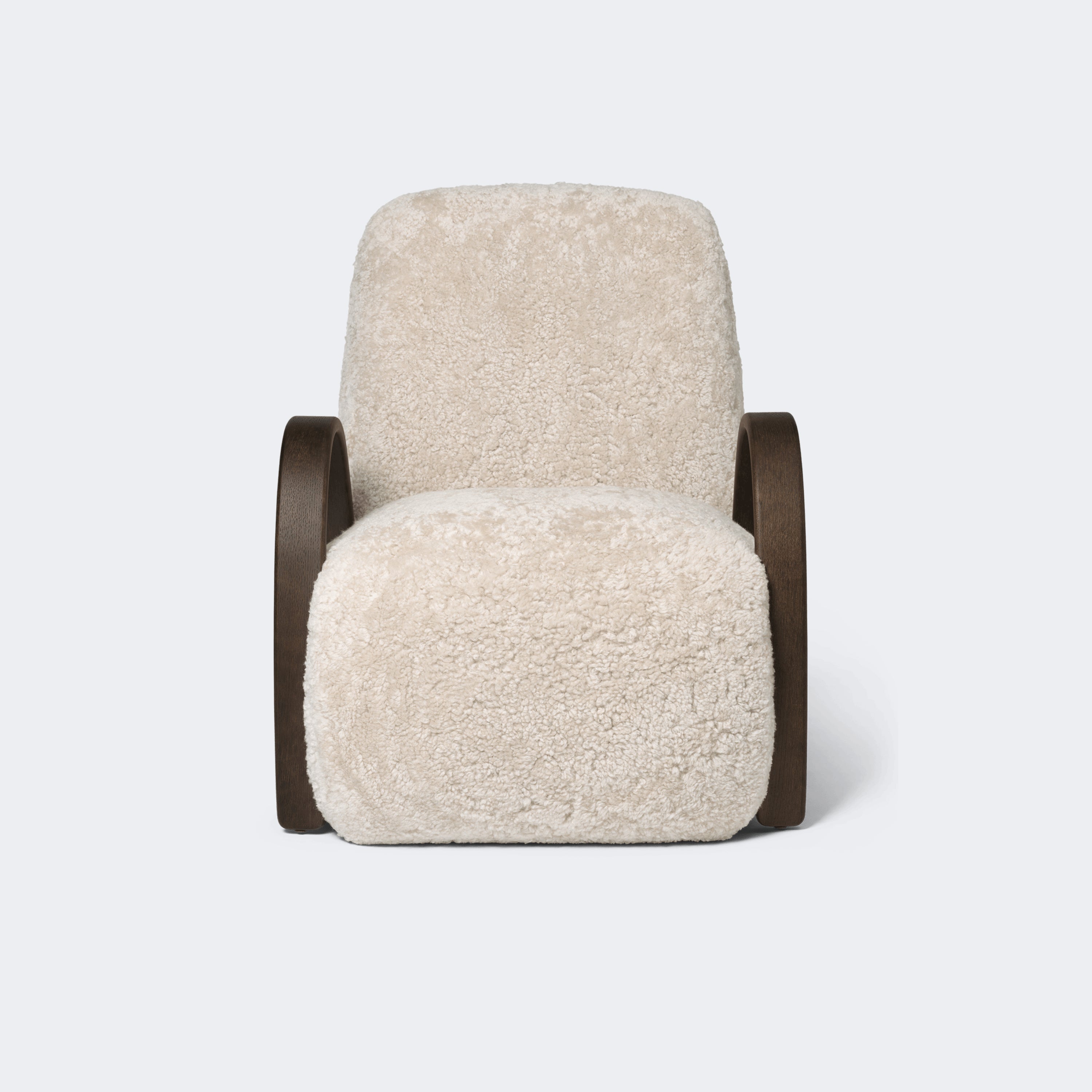 Ferm Living Buur Lounge Chair Sheepskin - Moonlight - KANSO