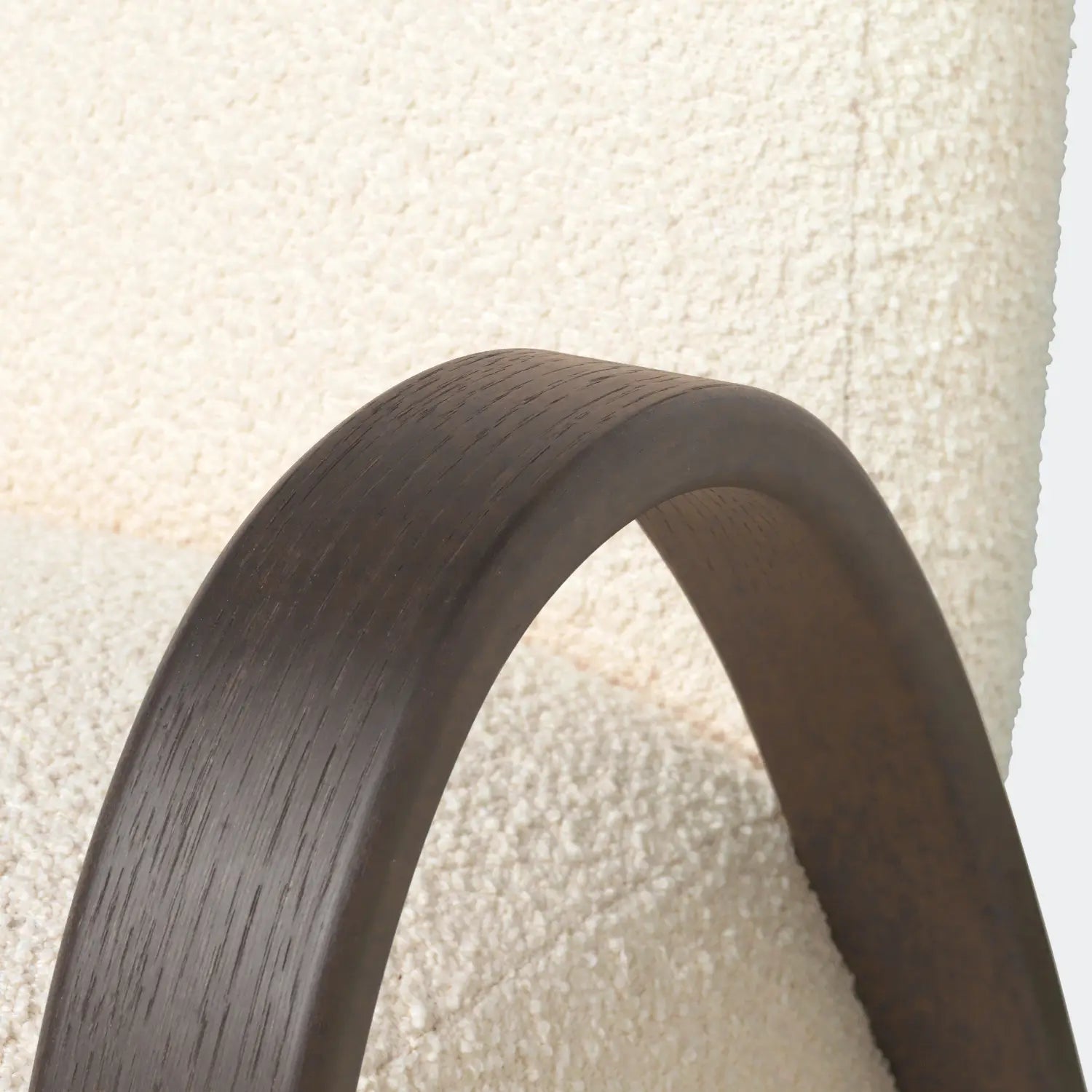 Ferm Living Buur Lounge Chair Nordic Bouclé - Off-White - KANSO