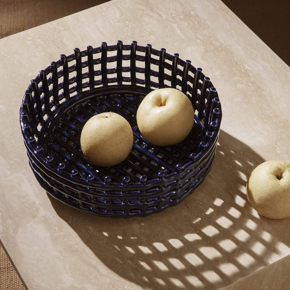 Ferm Living Ceramic Centerpiece Blue - KANSO#Color_Blue