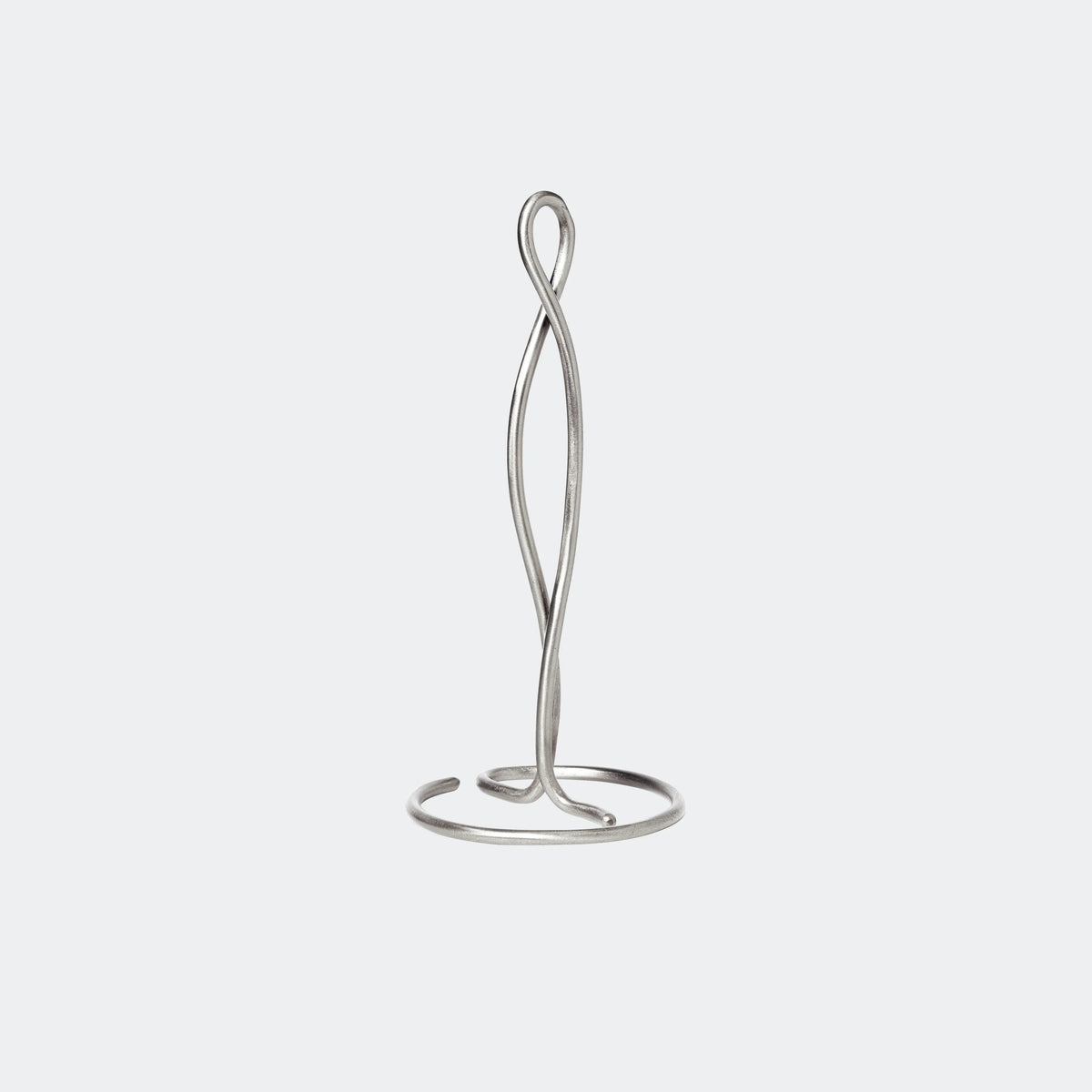 ferm Living Curvature Paper Towel Holder, Stainless Steel - KANSO#Color_Stainless Steel