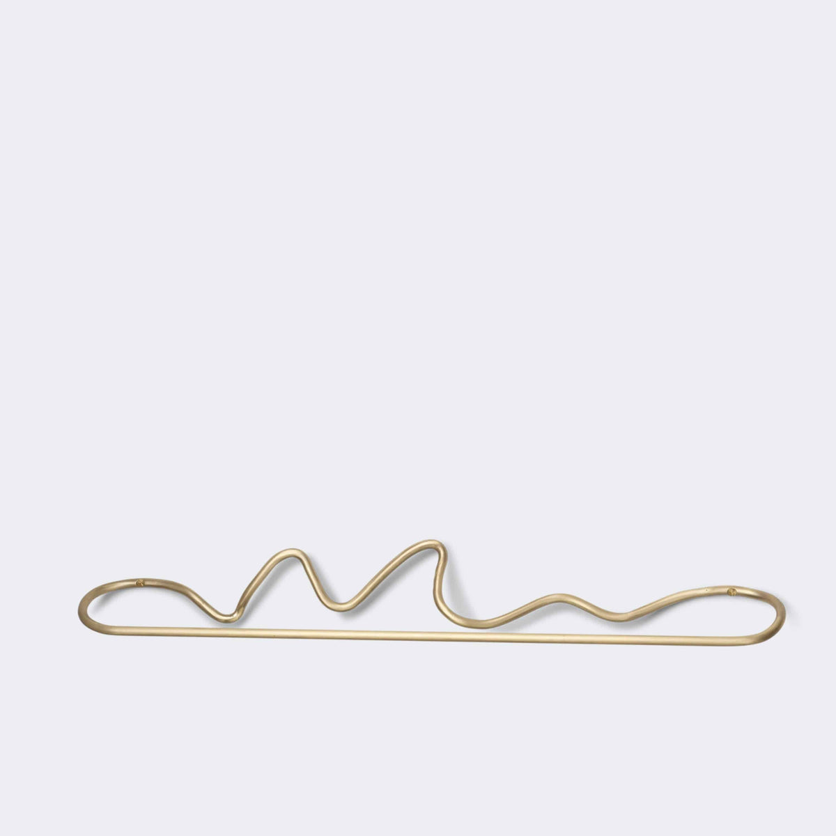 Ferm Living Curvature Towel Hanger Brass#Color_Brass