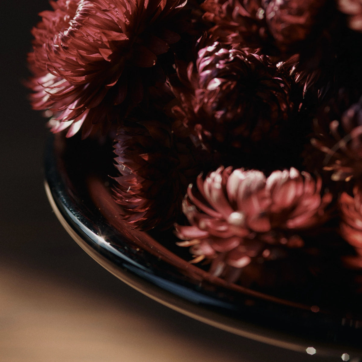 Ferm Living Damo Glass Centerpiece Dark Grape Ø30#Color_Dark Grape