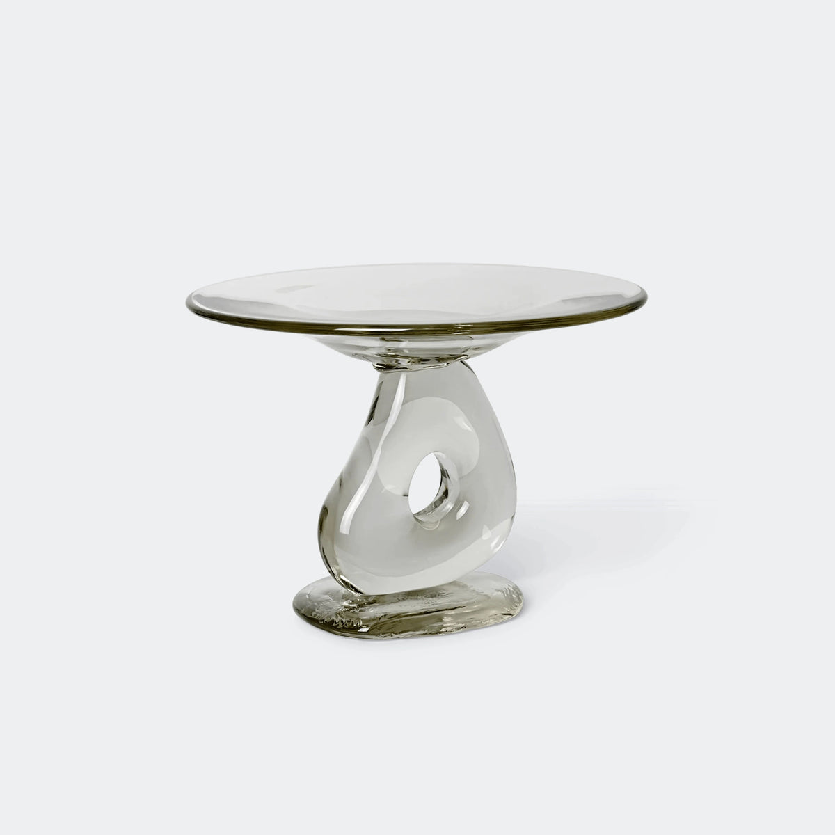 Ferm Living Damo Glass Centerpiece Clear Ø21#Color_Clear