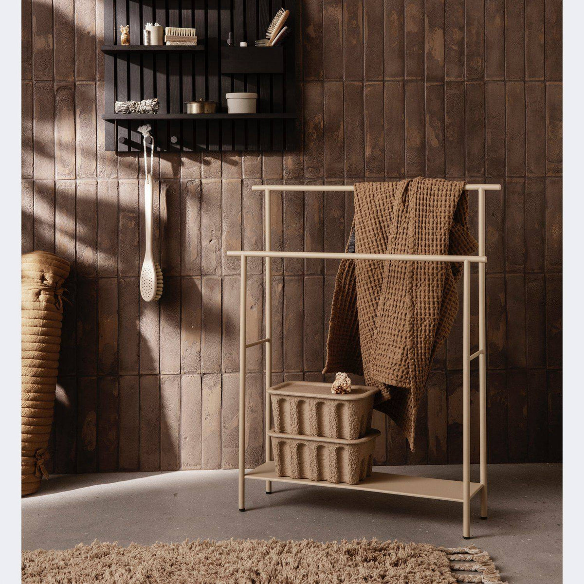 Ferm Living Dora Towel Stand Cashmere - KANSO#Color_Cashmere