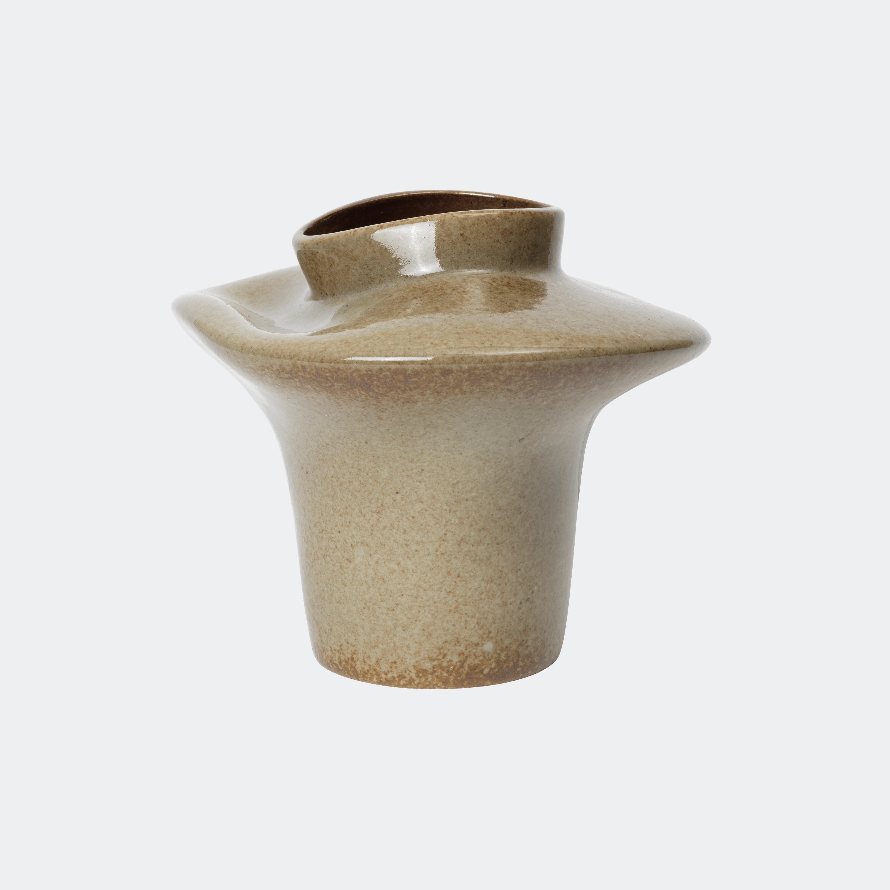 Ferm Living Evio Vase Elm Green Small#Color_Elm Green